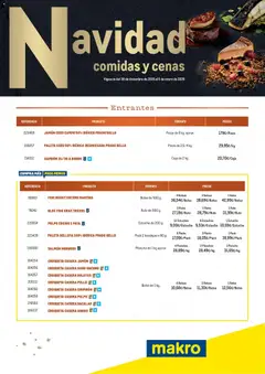 Vista previa Makro - Menú Navidad Levante válido desde el 30.12.2025