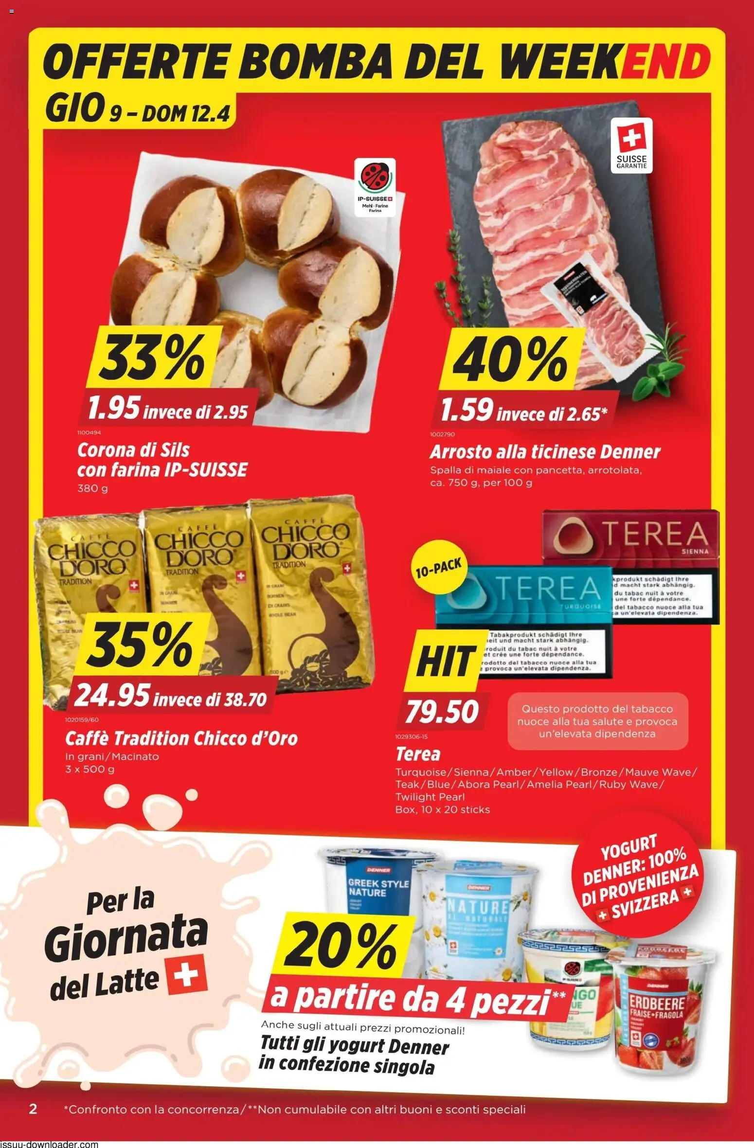 Denner aktionen IT – gültig ab 09.04.2026 | Seite: 2 | Produkte: Mehl