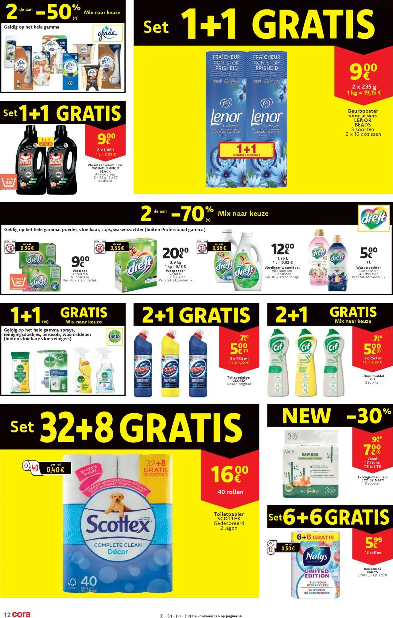  | Pagina: 12 | Producten: Was, Toilet, Parfum, Wasmiddel