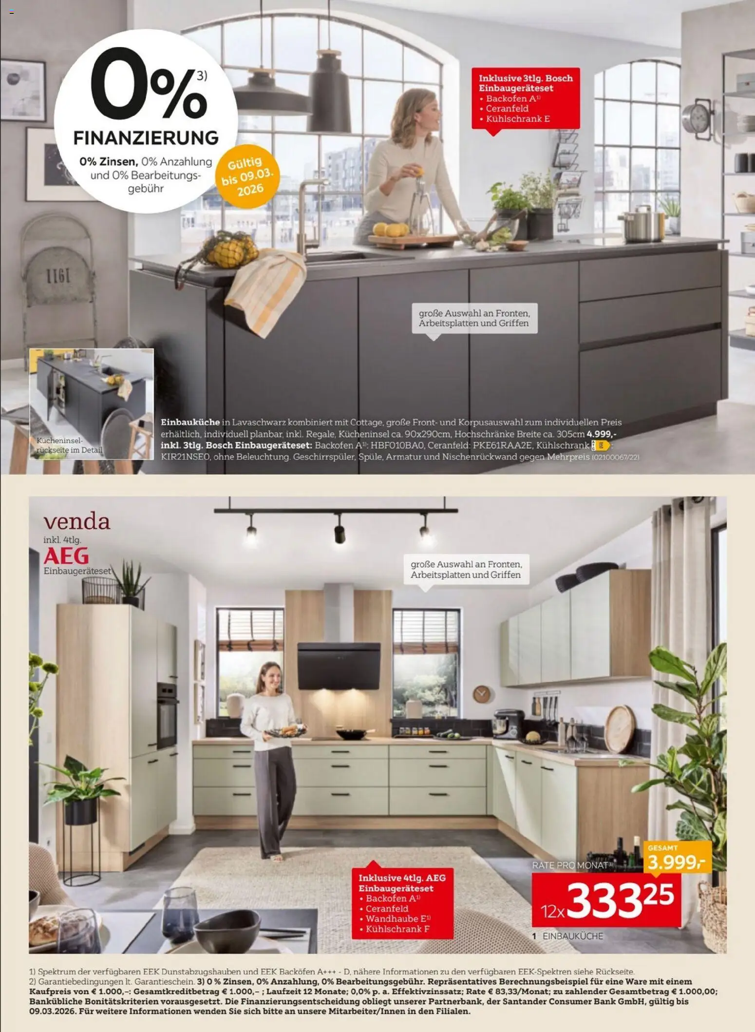 XXXLutz Küchen gültig ab 24.02.2026 | Seite: 4 | Produkte: Kühlschrank