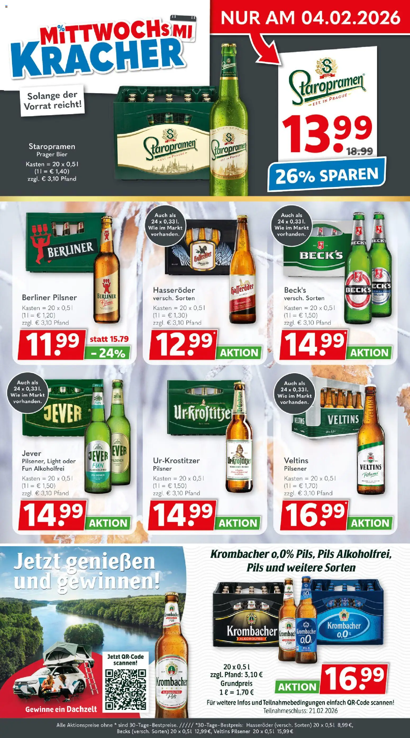 Getränkeland Prospekt 	 – gültig ab 02.02.2026 | Seite: 2 | Produkte: Berliner, Pils, Jever, Veltins