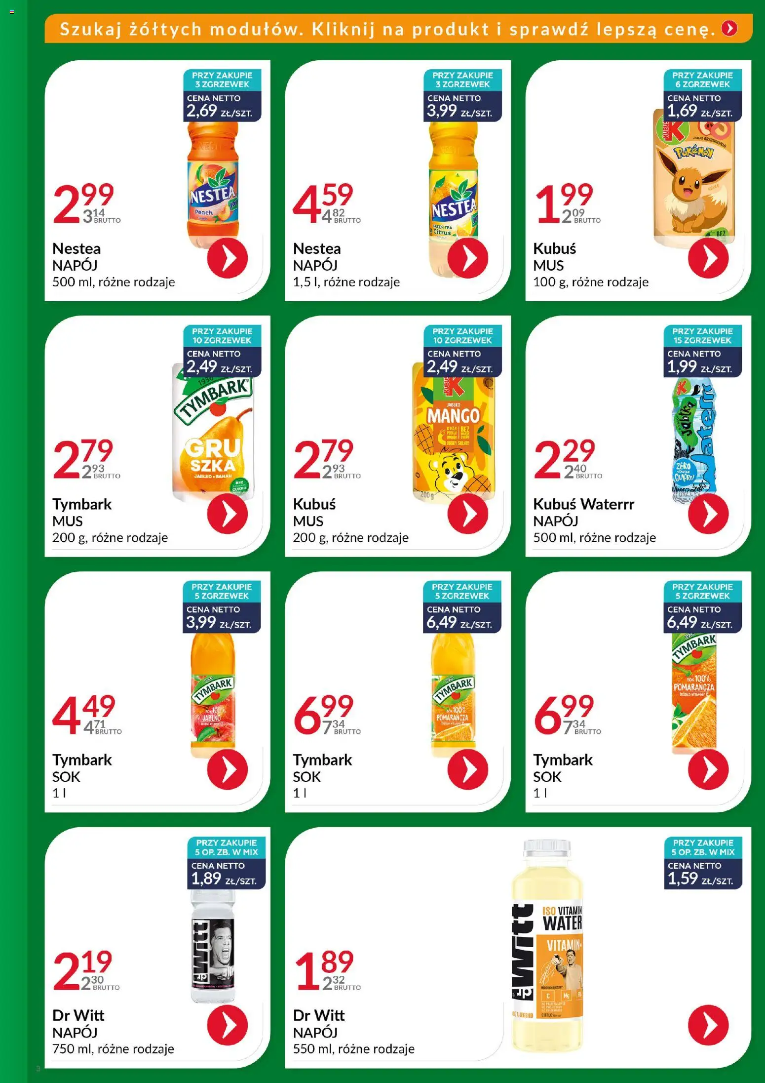 Eurocash Gazetka - Katalog Artykułów Spożywczych od 16.11.2025 | Strona: 3 | Produkty: Mango, Sok