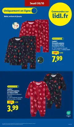 LIDL - Prévisualisation de LIDL catalogue semaine 44 valide à partir de 30.10.2025 | Page: 54 | Produits: Jouets, Pyjama