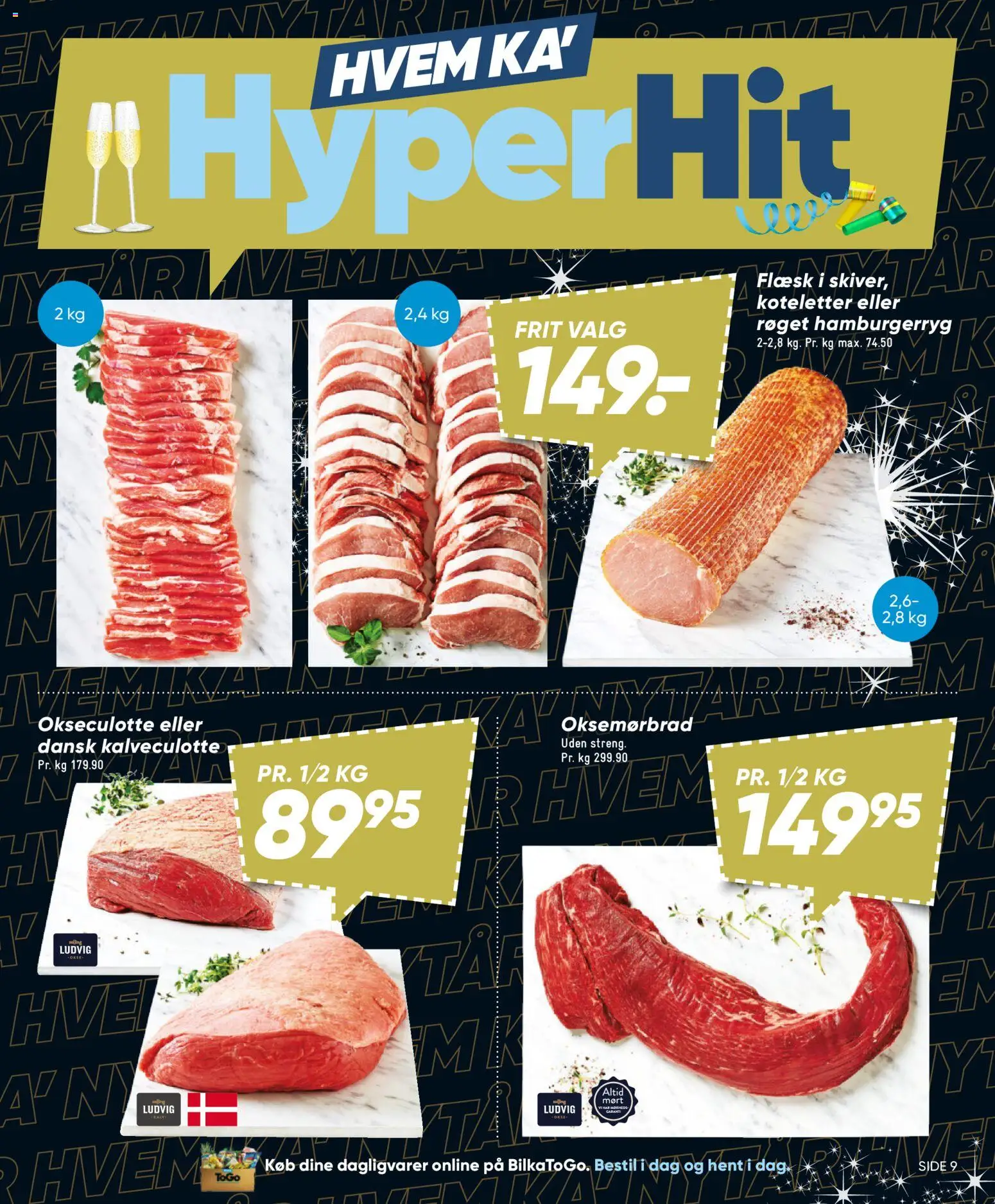 Bilka tilbudsavis – gyldig fra 25.12.2025 | Side: 10 | Produkter: Koteletter, Hamburgerryg