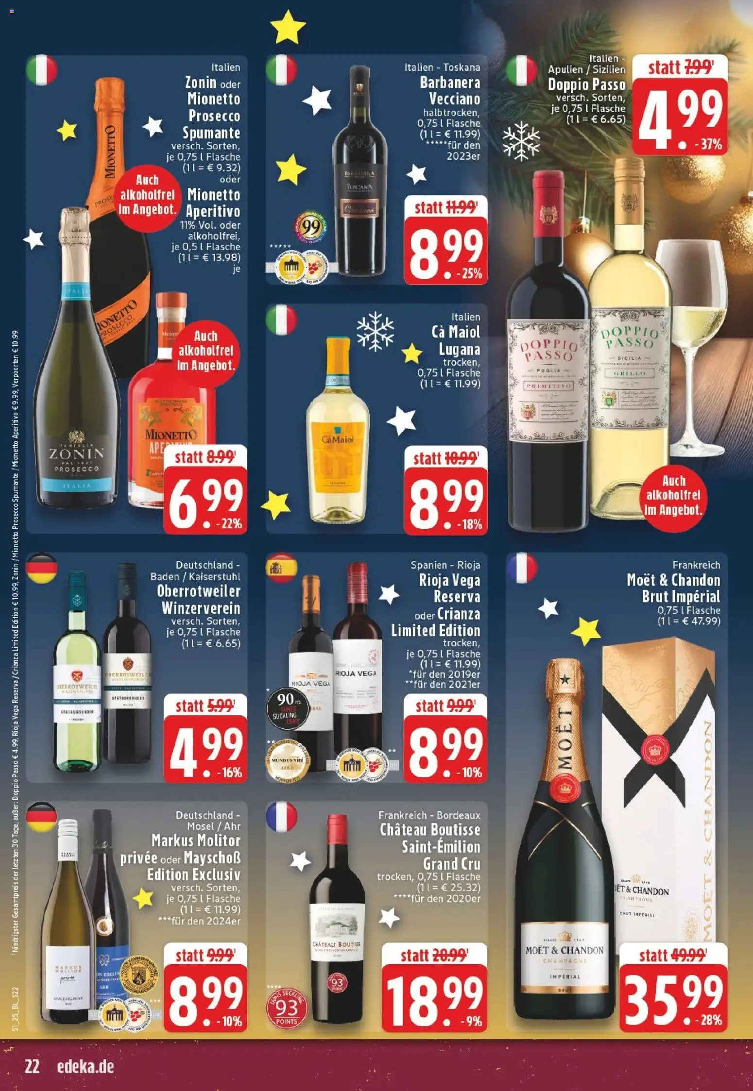 Edeka prospekt Lünen	 – gültig ab 15.12.2025 | Seite: 22 | Produkte: Prosecco, Doppio Passo