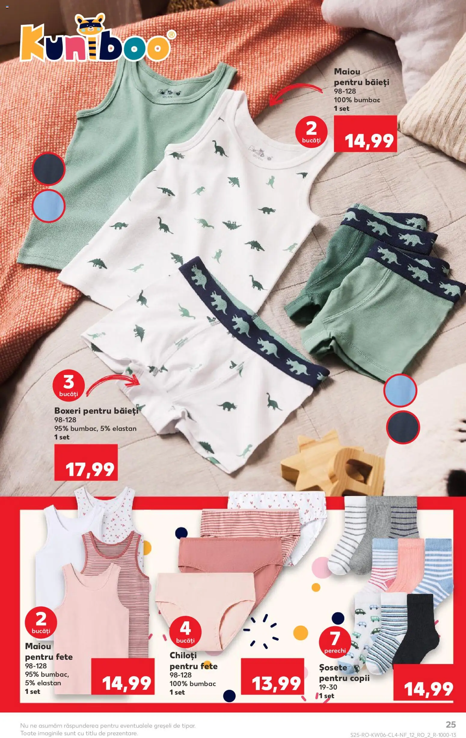 Noul catalog Kaufland – valabil de la 04.02.2026 | Pagină: 25 | Produse: Top, Maiou, Chiloți, Șosete