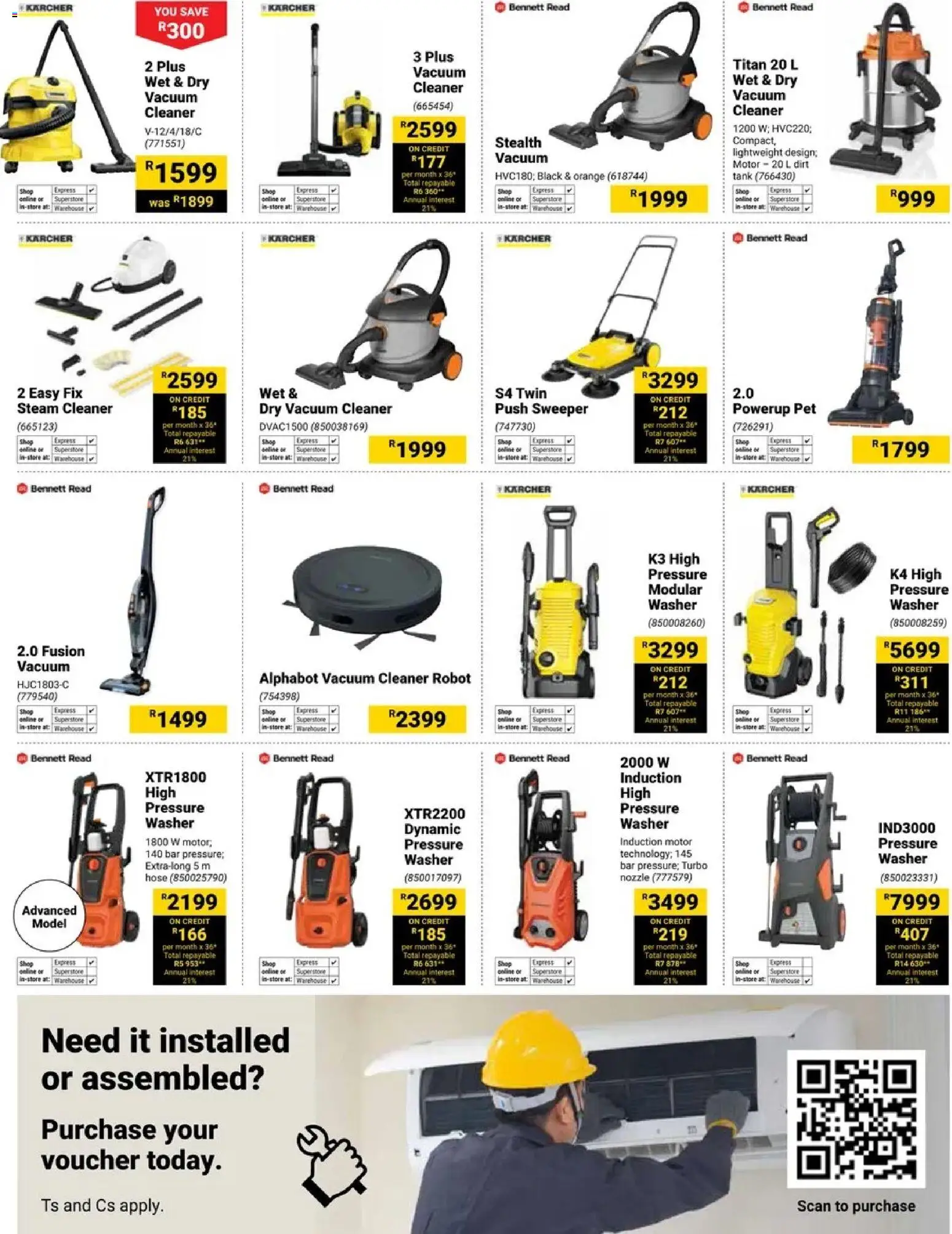 New Builders catalogue – valid from 02.12.2025 | Page: 23 | Products: Tank, Vacuum cleaner