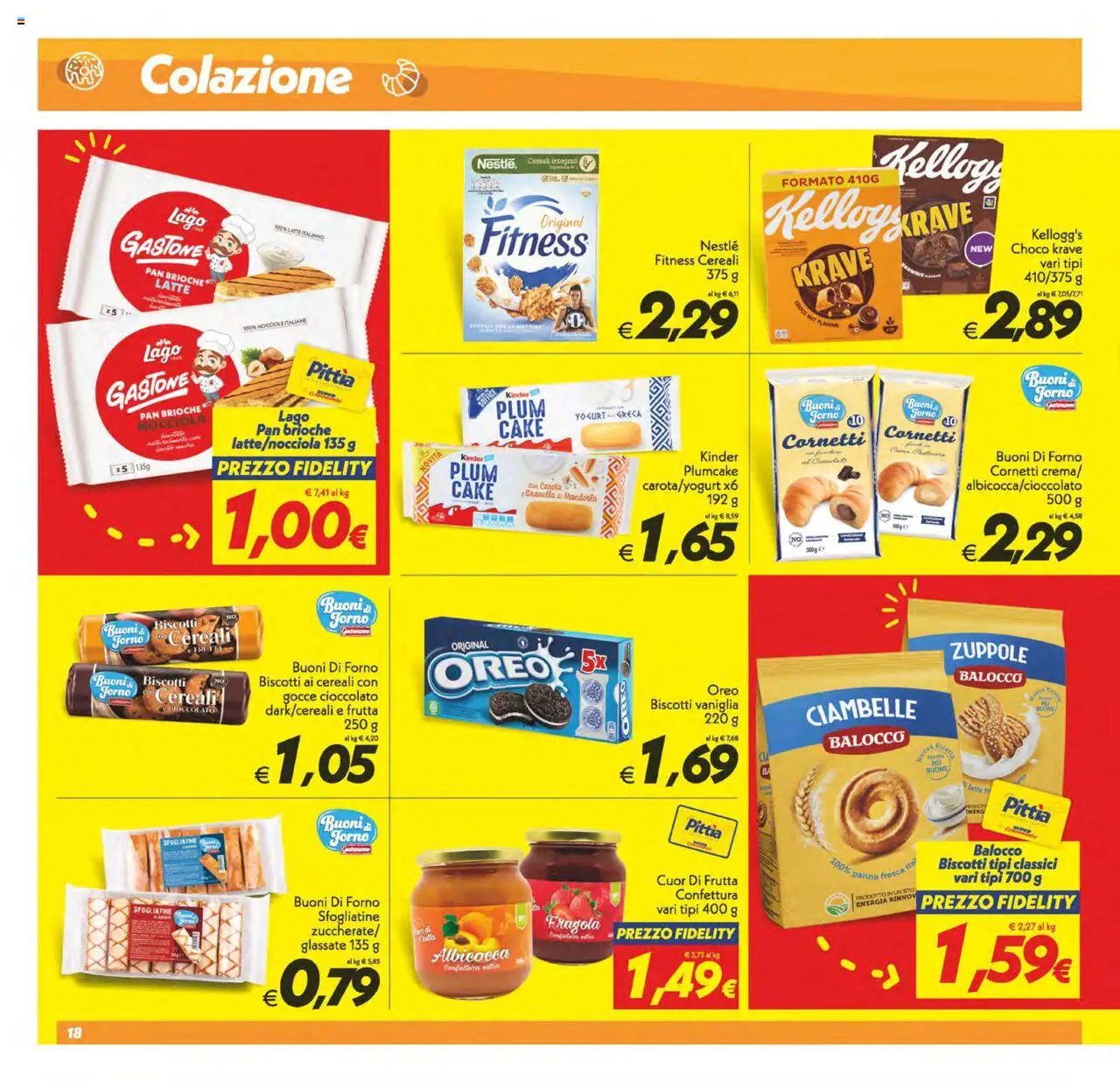 Volantino SuperConveniente del 24.07.2025 | Pagina: 18 | Prodotti: Yogurt, Cioccolato, Latte, Plumcake