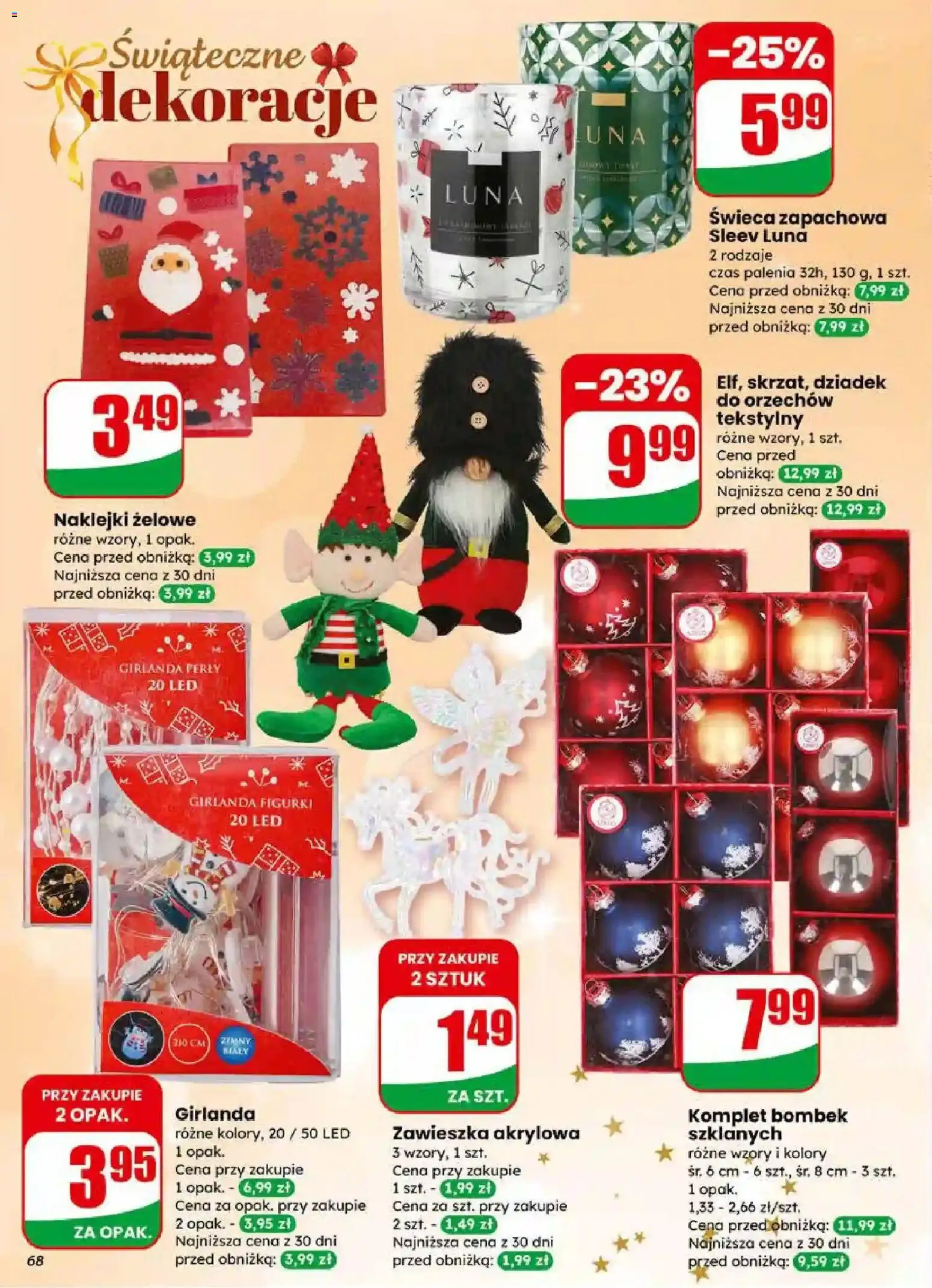 Dino Gazetka od 17.12.2025 | Strona: 68 | Produkty: Figurki, Naklejki