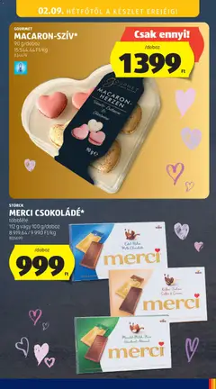 MERCI CSOKOLÁDÉ*, többféle, 112 g vagy 100 g/doboz - amely érvényes a következő dátumtól: 05.02.2026 | Oldal: 37