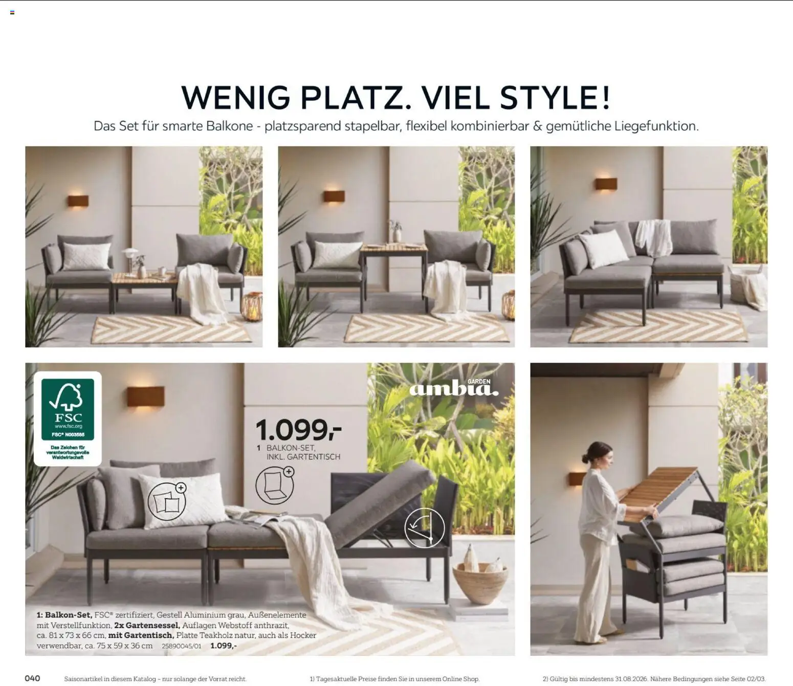 XXXL Lutz My Home Garten – gültig ab 23.02.2026 | Seite: 40 | Produkte: Hocker