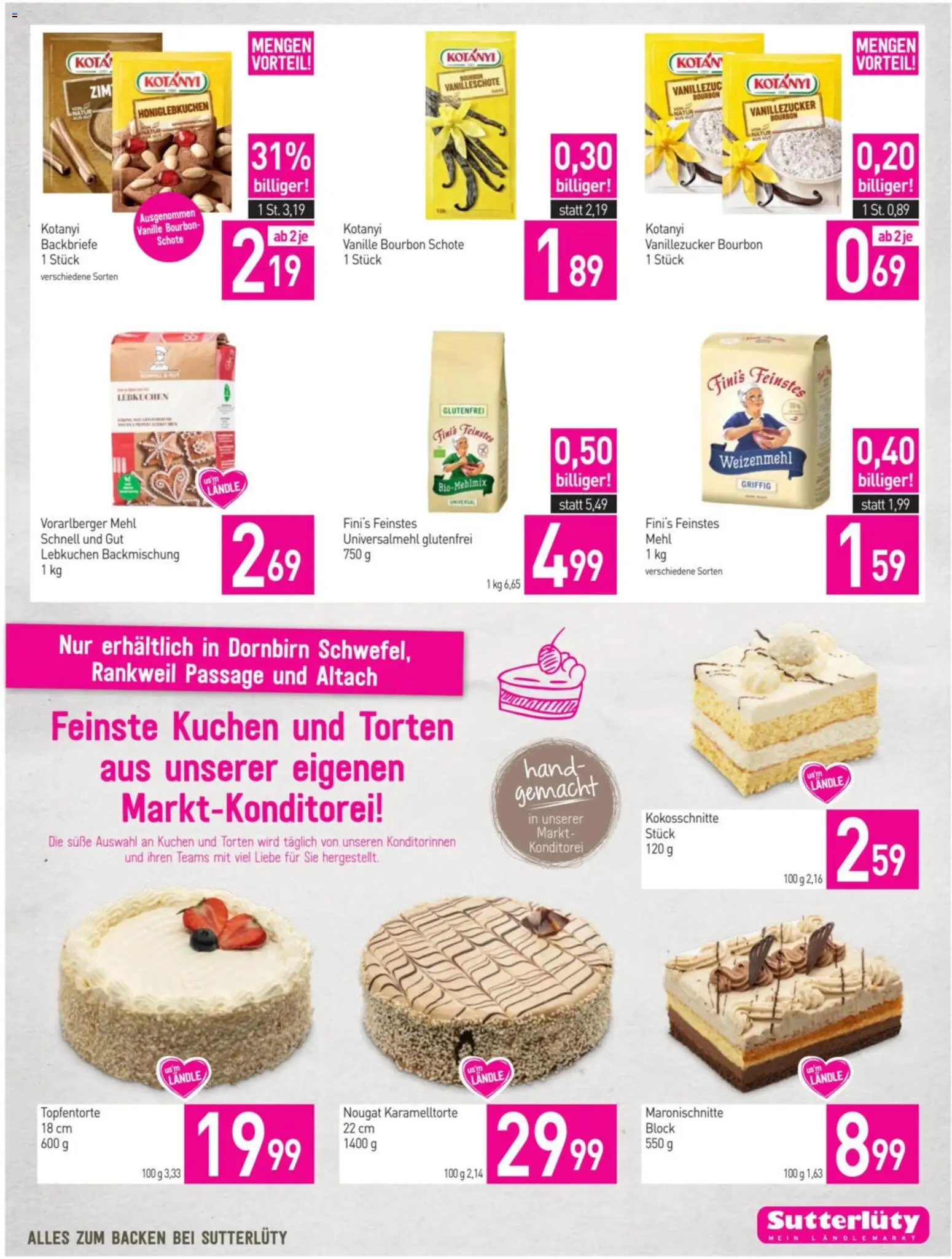 Sutterlüty Flugblatt gültig ab 30.10.2025 | Seite: 19 | Produkte: Bourbon