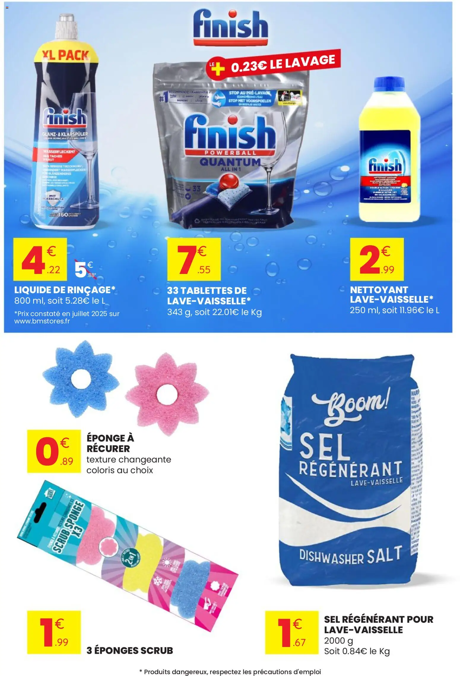 {H1} | Page: 4 | Produits: Eponge, Sel