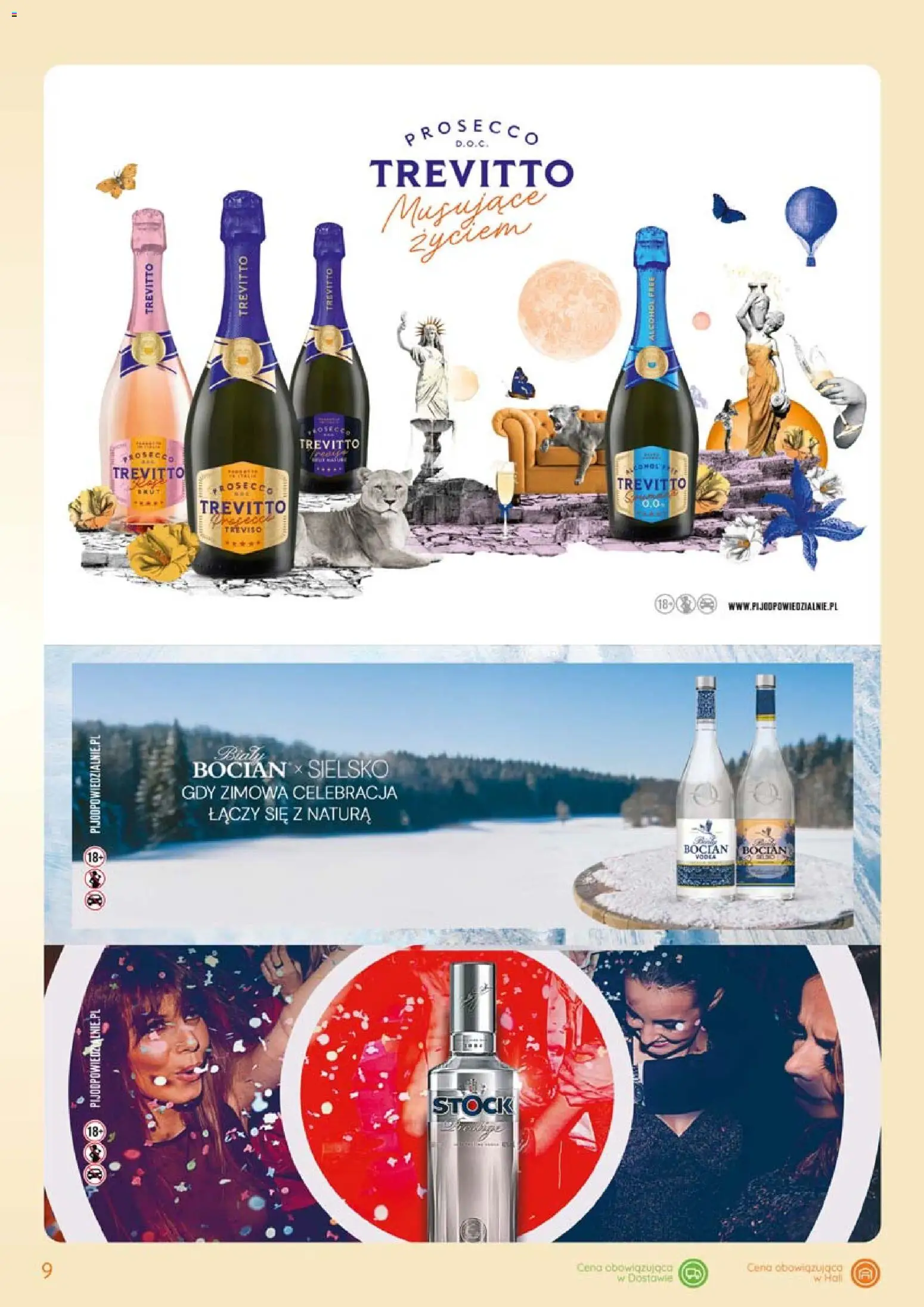 Eurocash Gazetka - Katalog Alkoholowy od 01.02.2026 | Strona: 9 | Produkty: Vodka, Prosecco