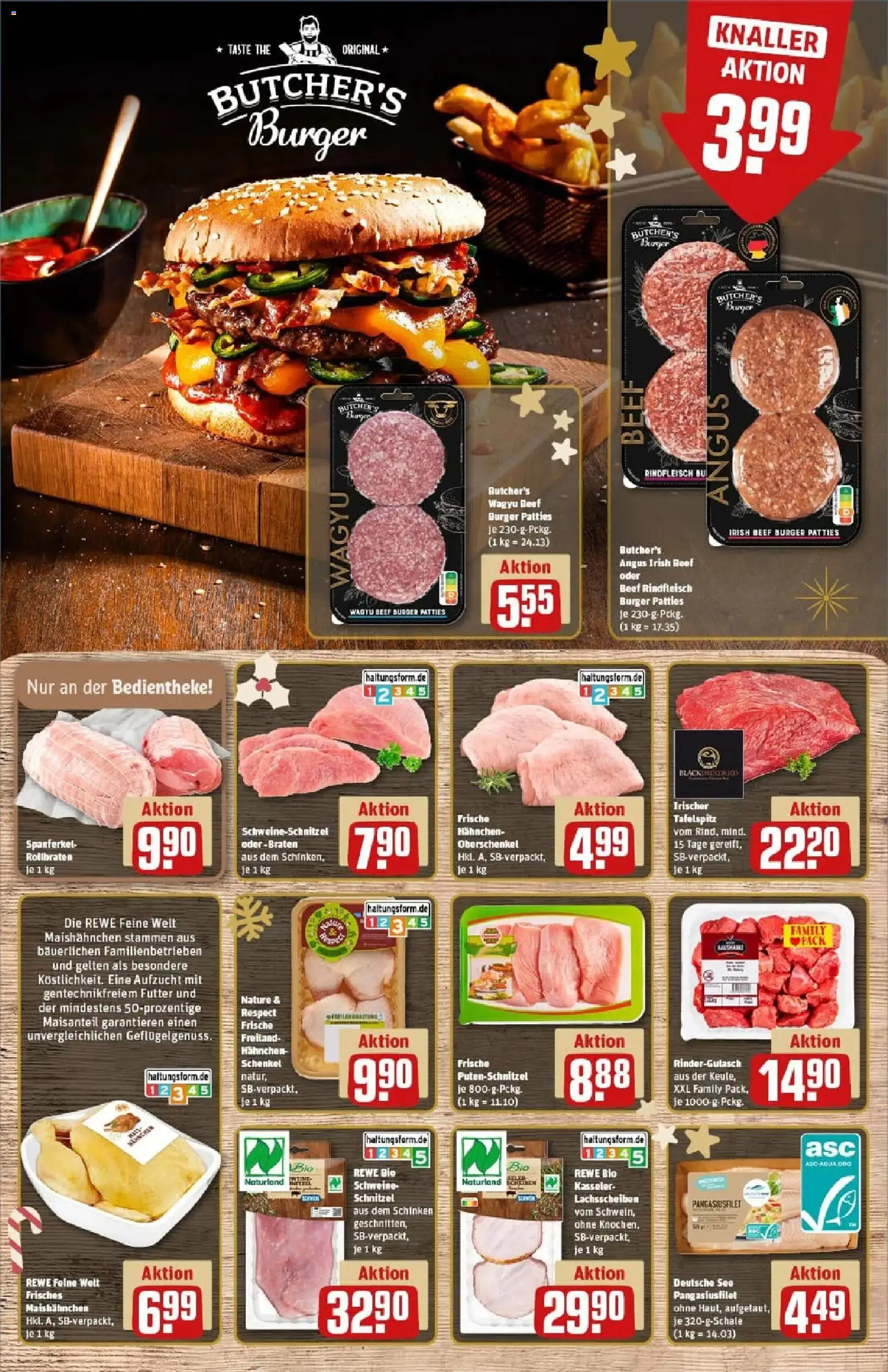 Rewe prospekt Hettstedt	 – gültig ab 01.12.2025 | Seite: 8 | Produkte: Tafelspitz, Burger, Schinken, Rindfleisch