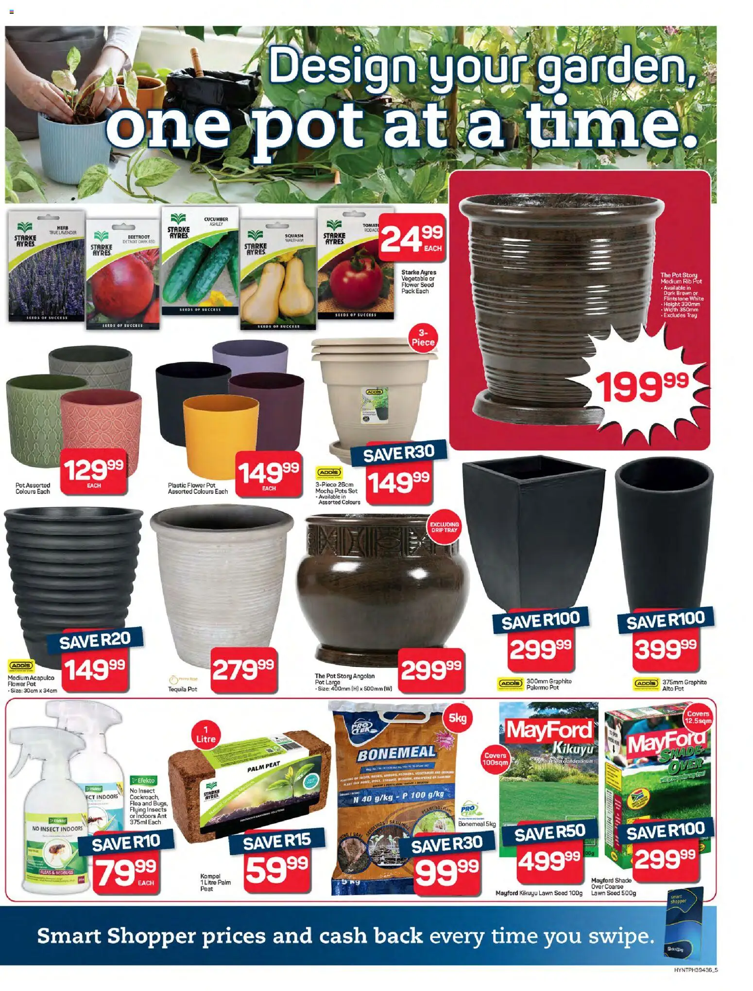 New Pick n Pay catalogue – valid from 22.01.2026 | Page: 5 | Products: Tray, Squash, Pots