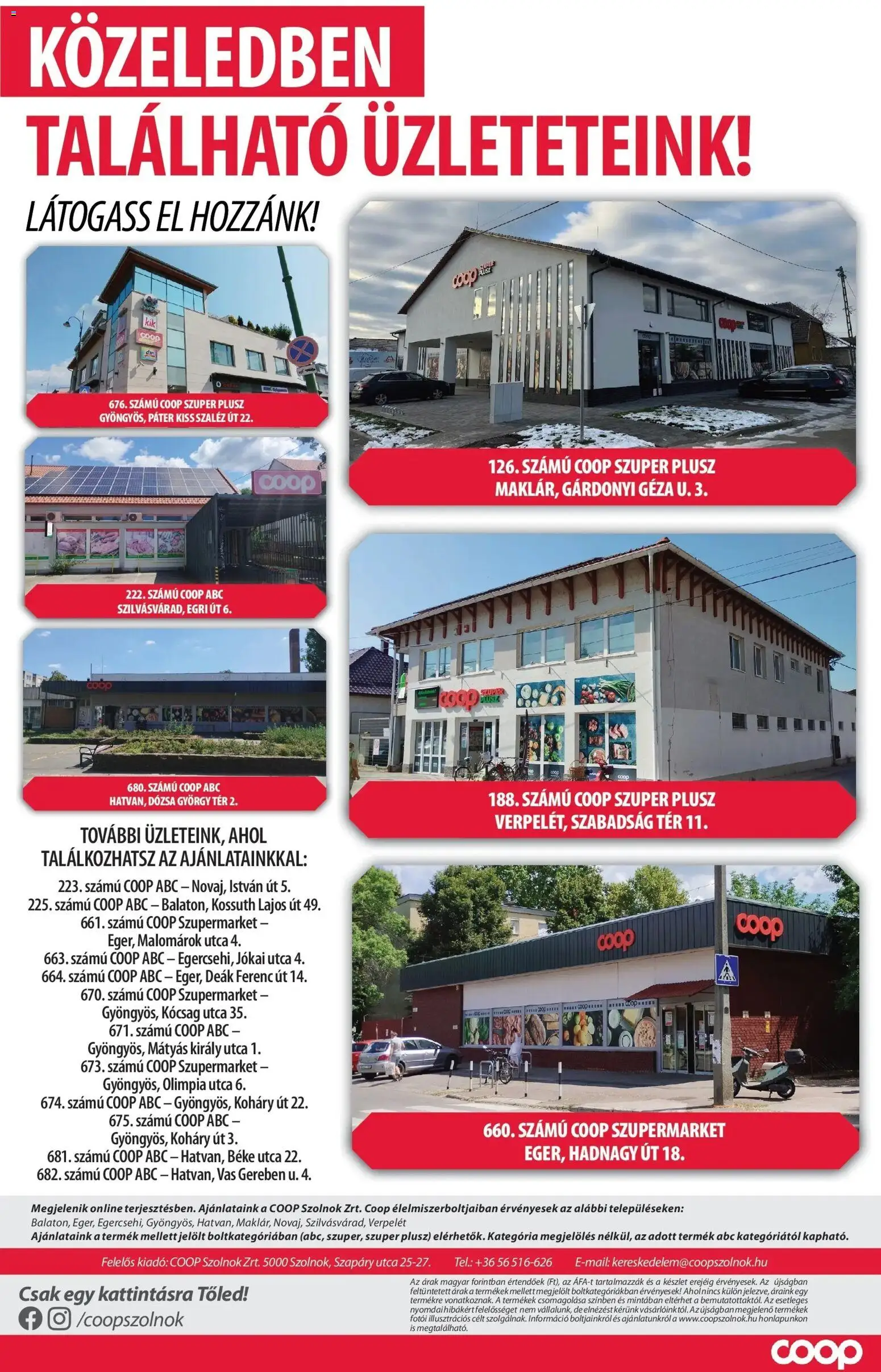 COOP Szolnok akciós ujság - amely érvényes a következő dátumtól: 05.03.2026 | Oldal: 6