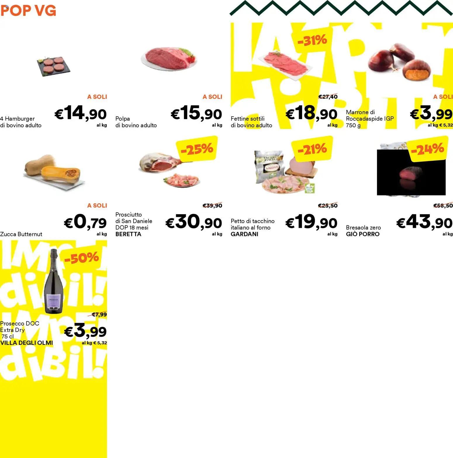 Volantino Unes del 22.10.2025 | Pagina: 10 | Prodotti: Bresaola, Tacchino, Zucca, Porro