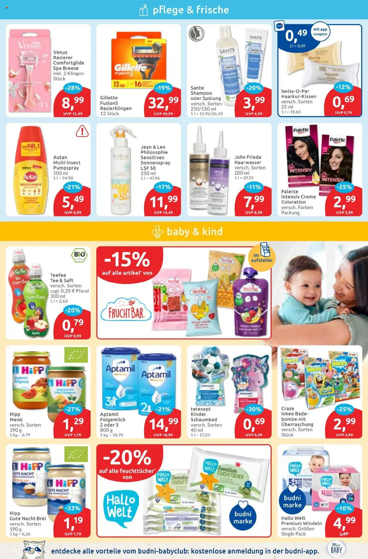 Budni Prospekt 	 - gültig ab dem 18.08.2025 | Seite: 3 | Produkte: Rasierer, Shampoo, Spülung, Tee