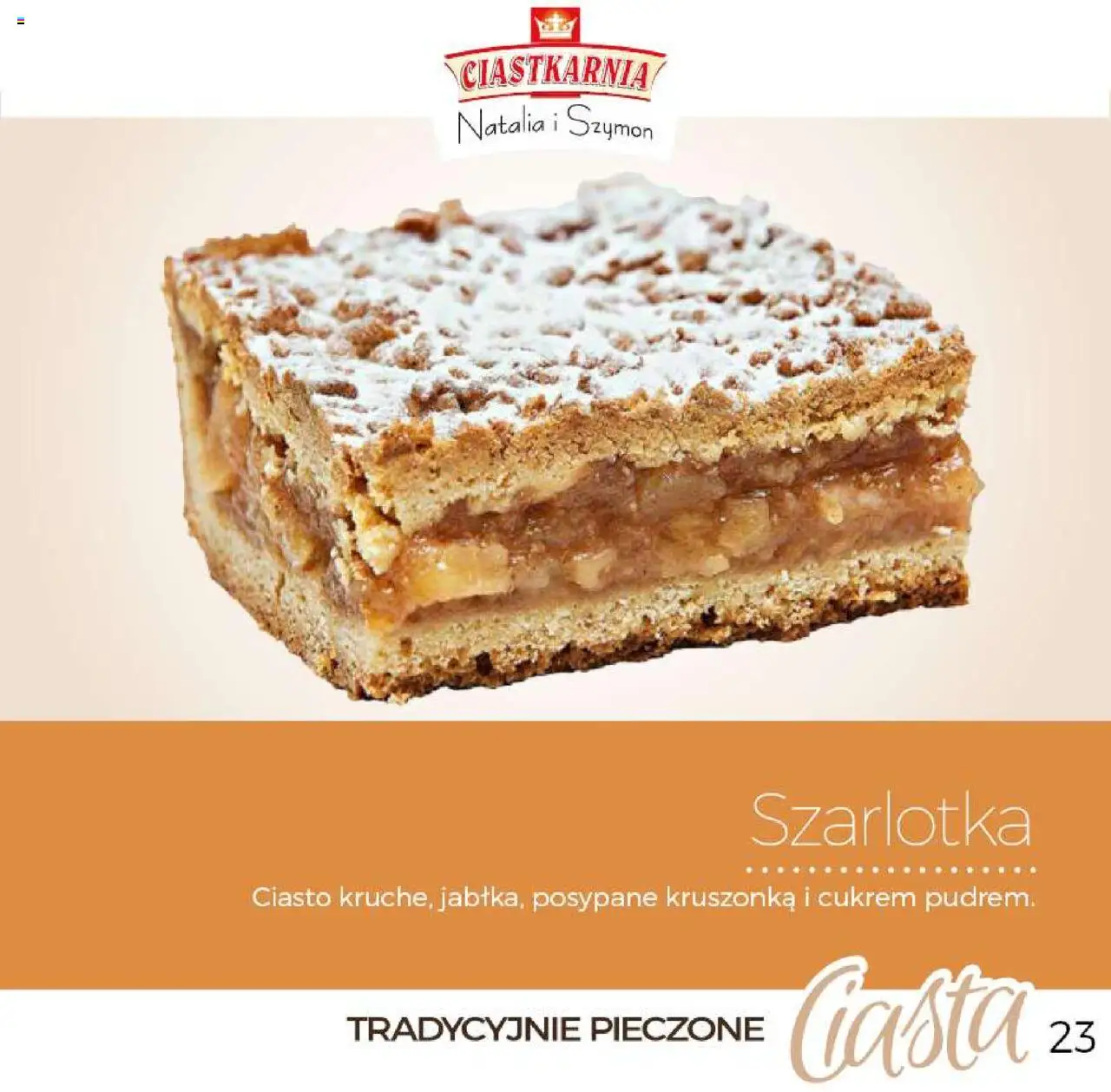 Topaz Gazetka - Ciast od 04.06.2025 | Strona: 23 | Produkty: Ciasto