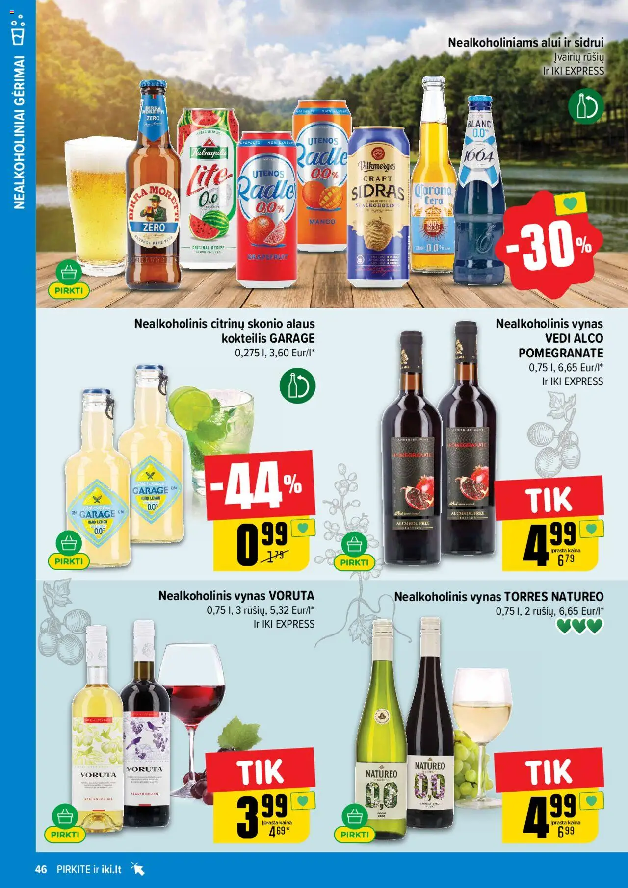 IKI leidinys│galioja nuo 07.07.2025 | Puslapis: 46 | Prekių: Nealkoholinis vynas, Vynas