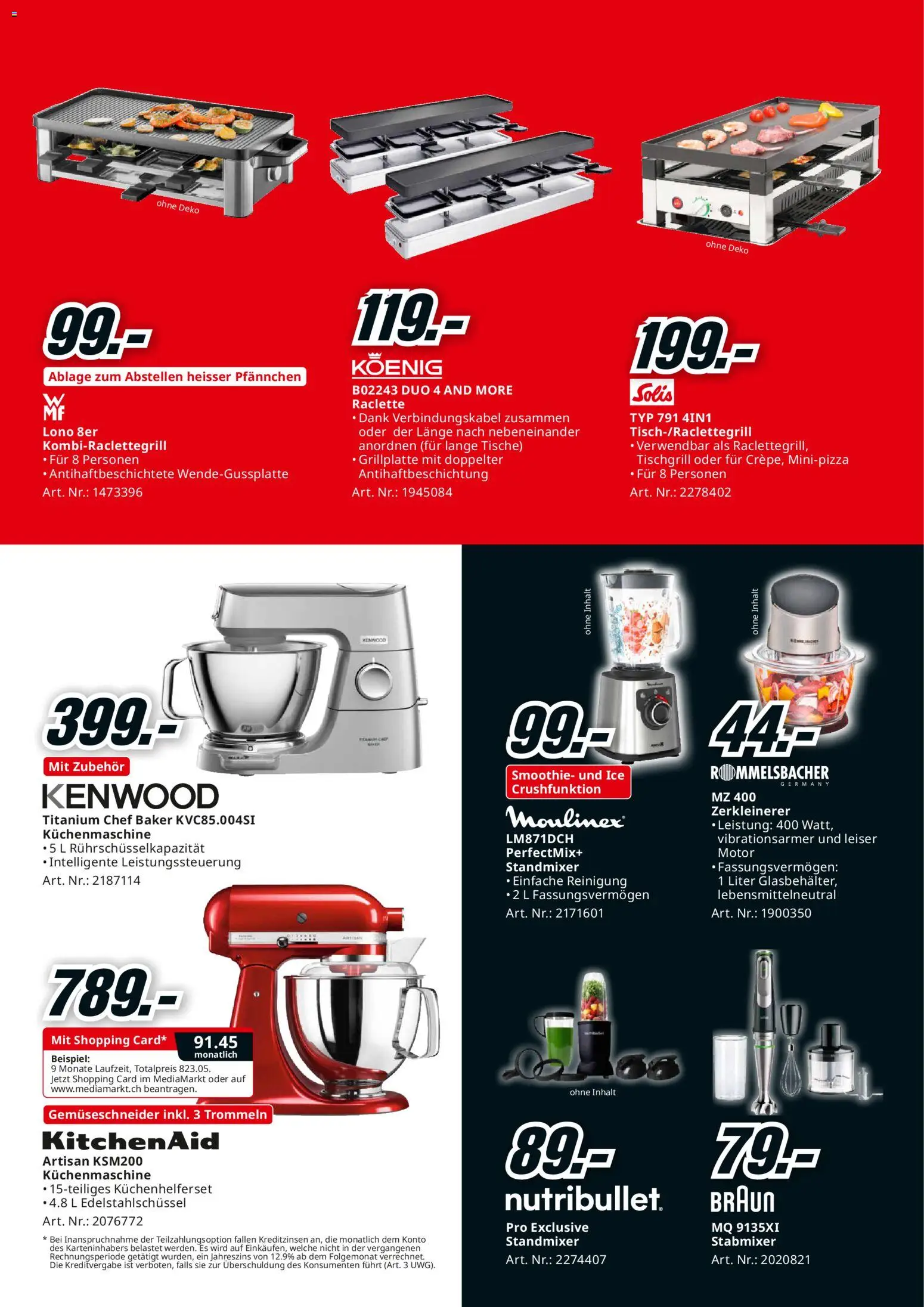 Media Markt Aktionen – gültig ab 07.12.2025 | Seite: 24 | Produkte: Raclette, Stabmixer