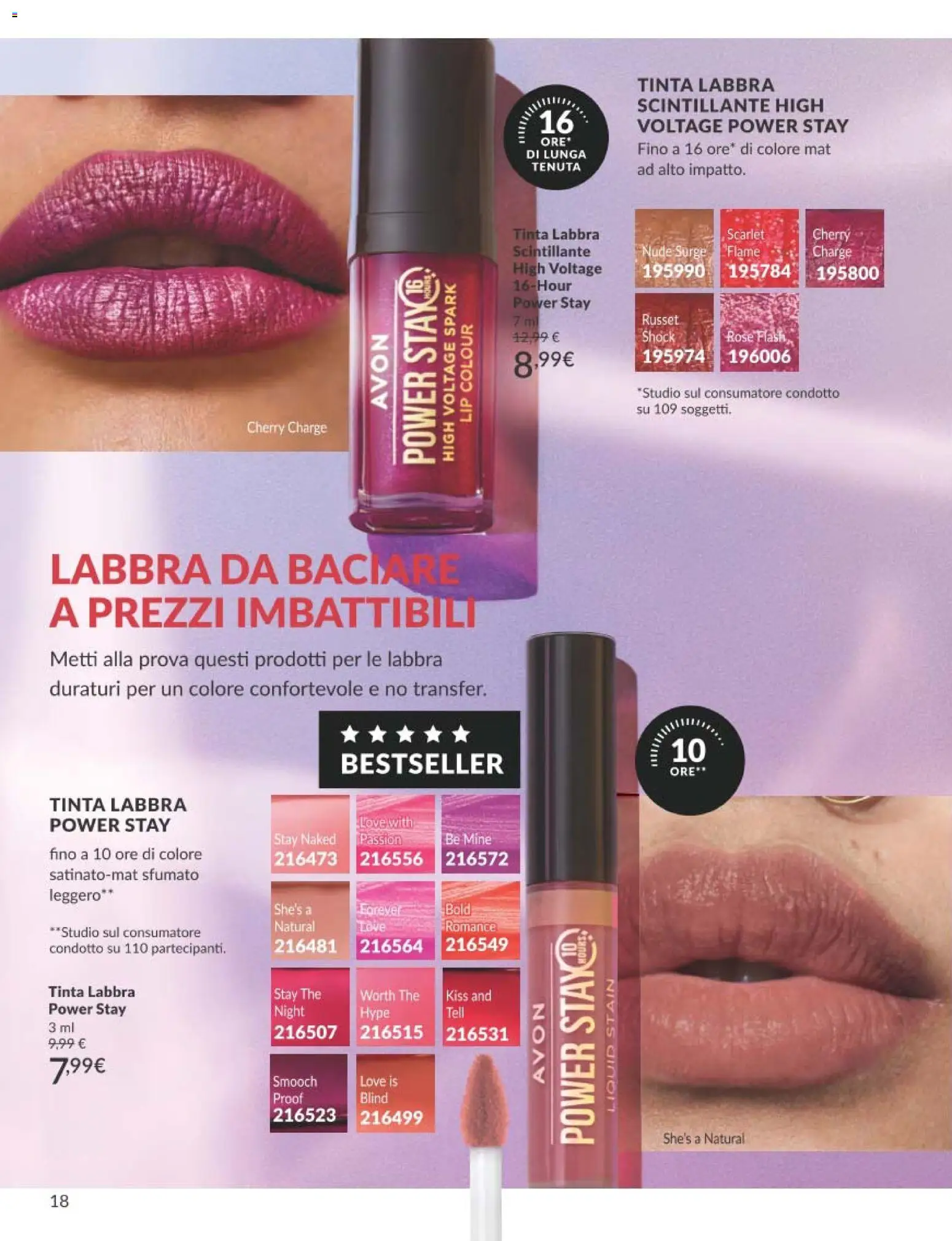 Volantino Avon del 31.12.2025 | Pagina: 18 | Prodotti: The