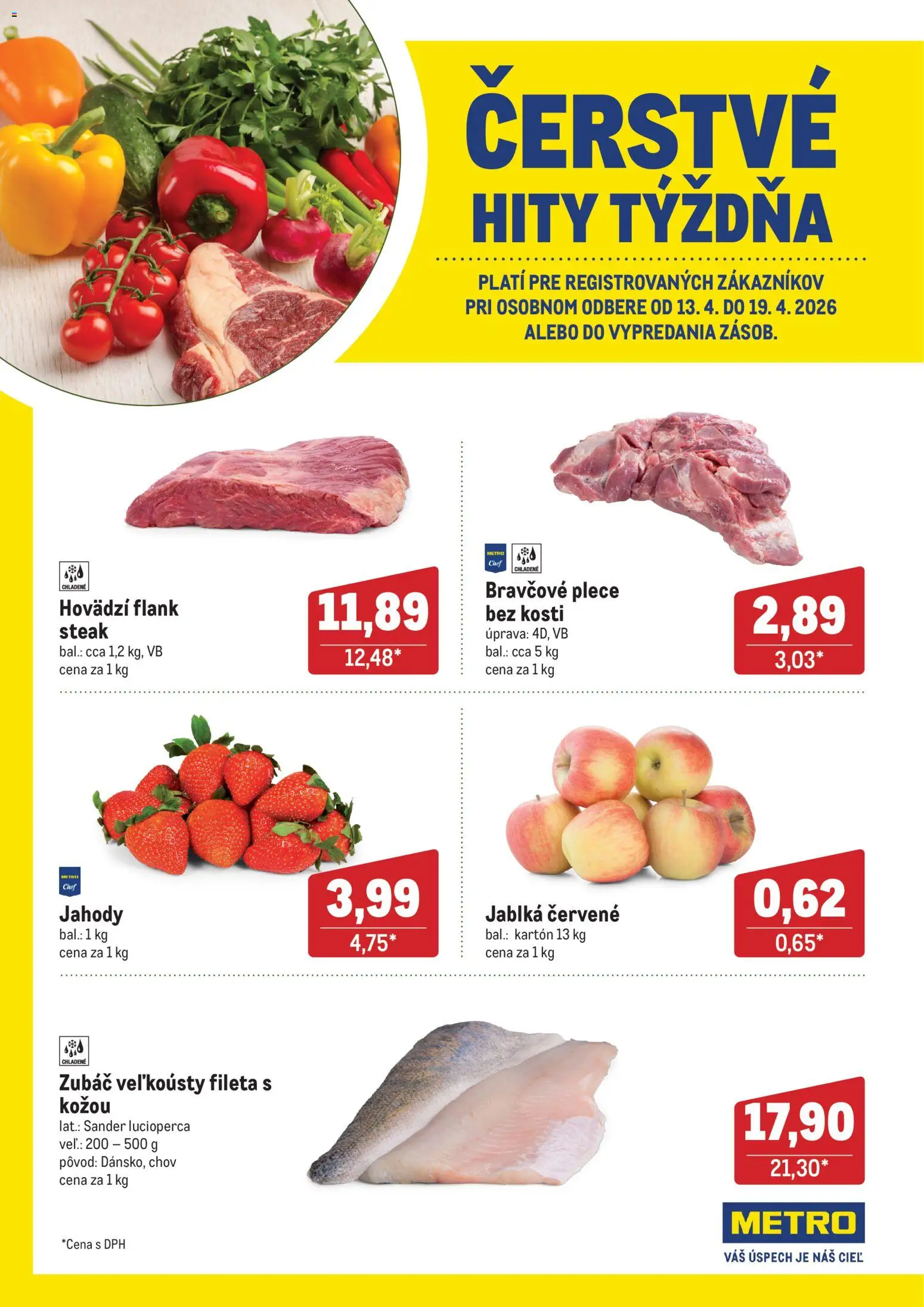 Nové Metro akcie – leták je platný od 13.04.2026 | Strana: 1