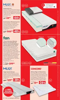 Matratzen Concord Flugblatt ab 27.12.2025 gültig | Seite: 4 | Produkte: Wasser, Matratze
