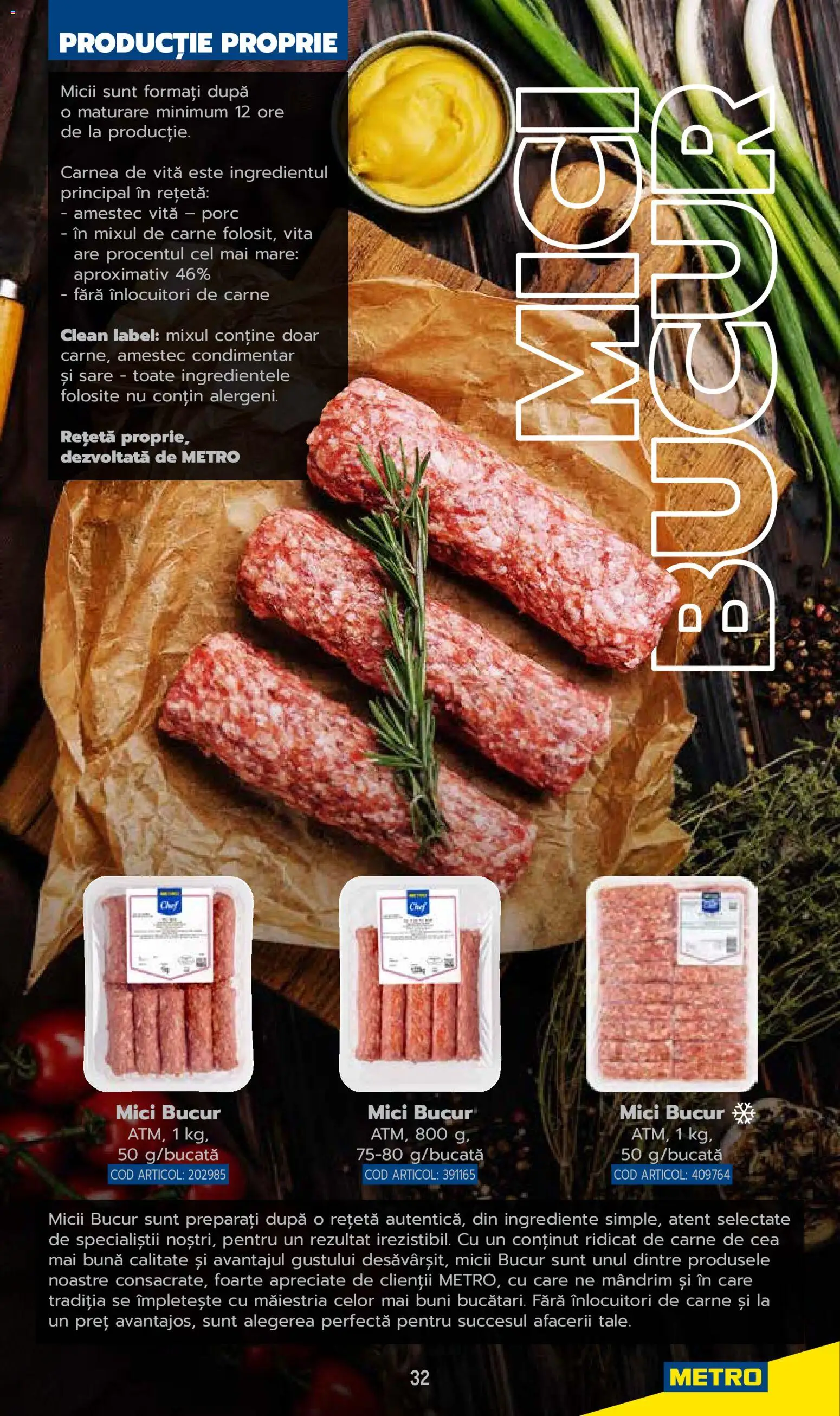 Noul catalog Metro – valabil de la 03.06.2025 | Pagină: 32 | Produse: Pomelo, Mici, Sare