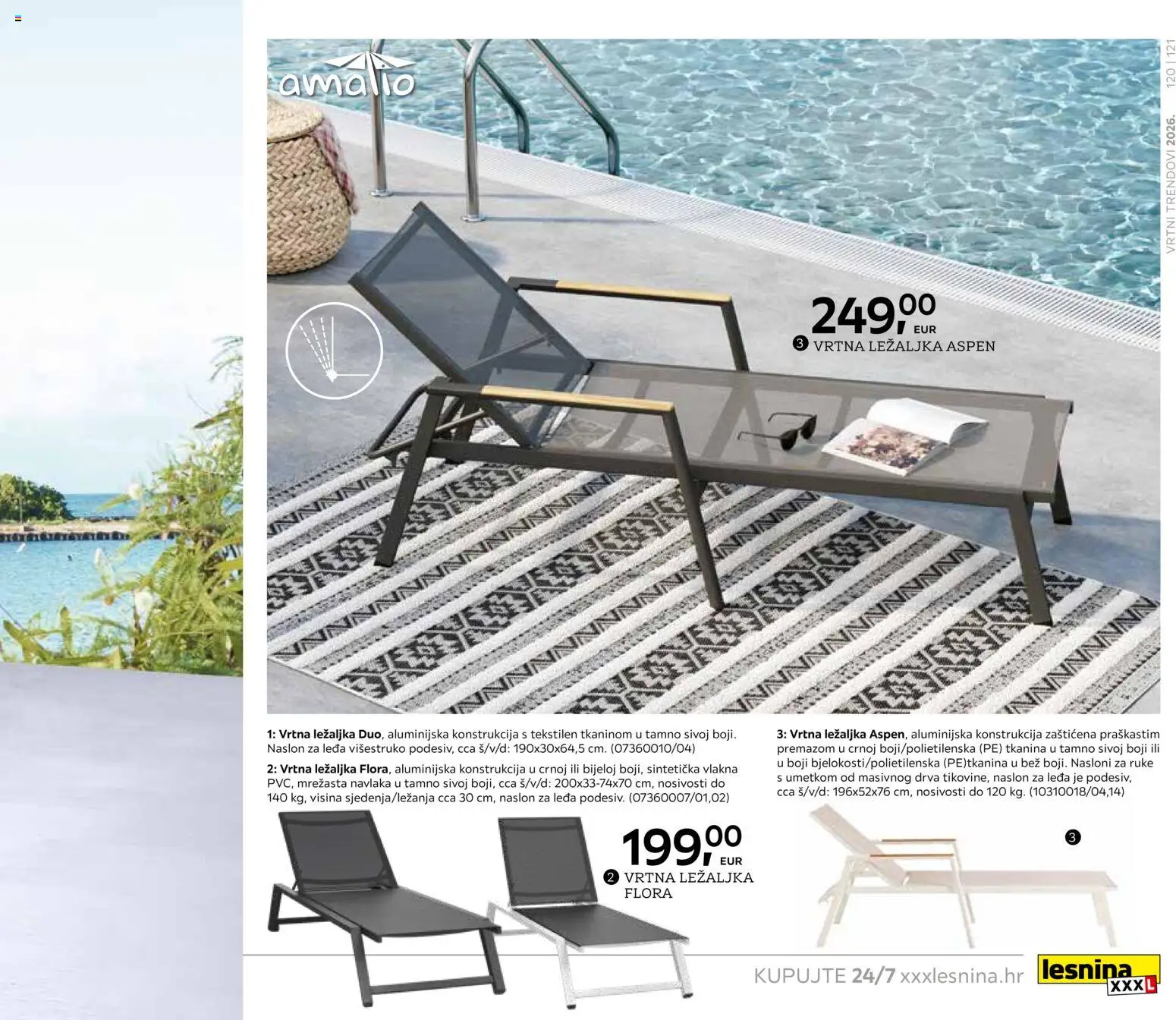 Lesnina katalog | vrijedi od 06.02.2026 | Stranica: 121 | Proizvodi: Ležaljka
