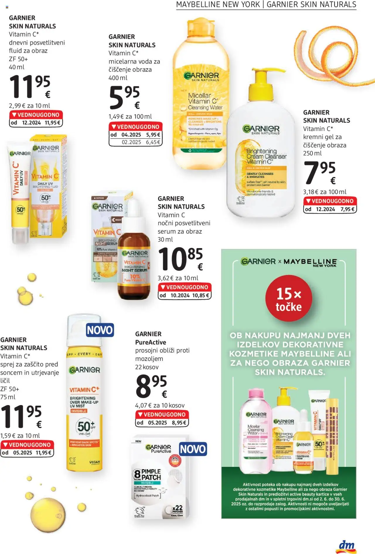 DM Drogerie Markt katalog │ velja od 02.06.2025 | Stran: 13 | Izdelki: Micelarna voda, Voda