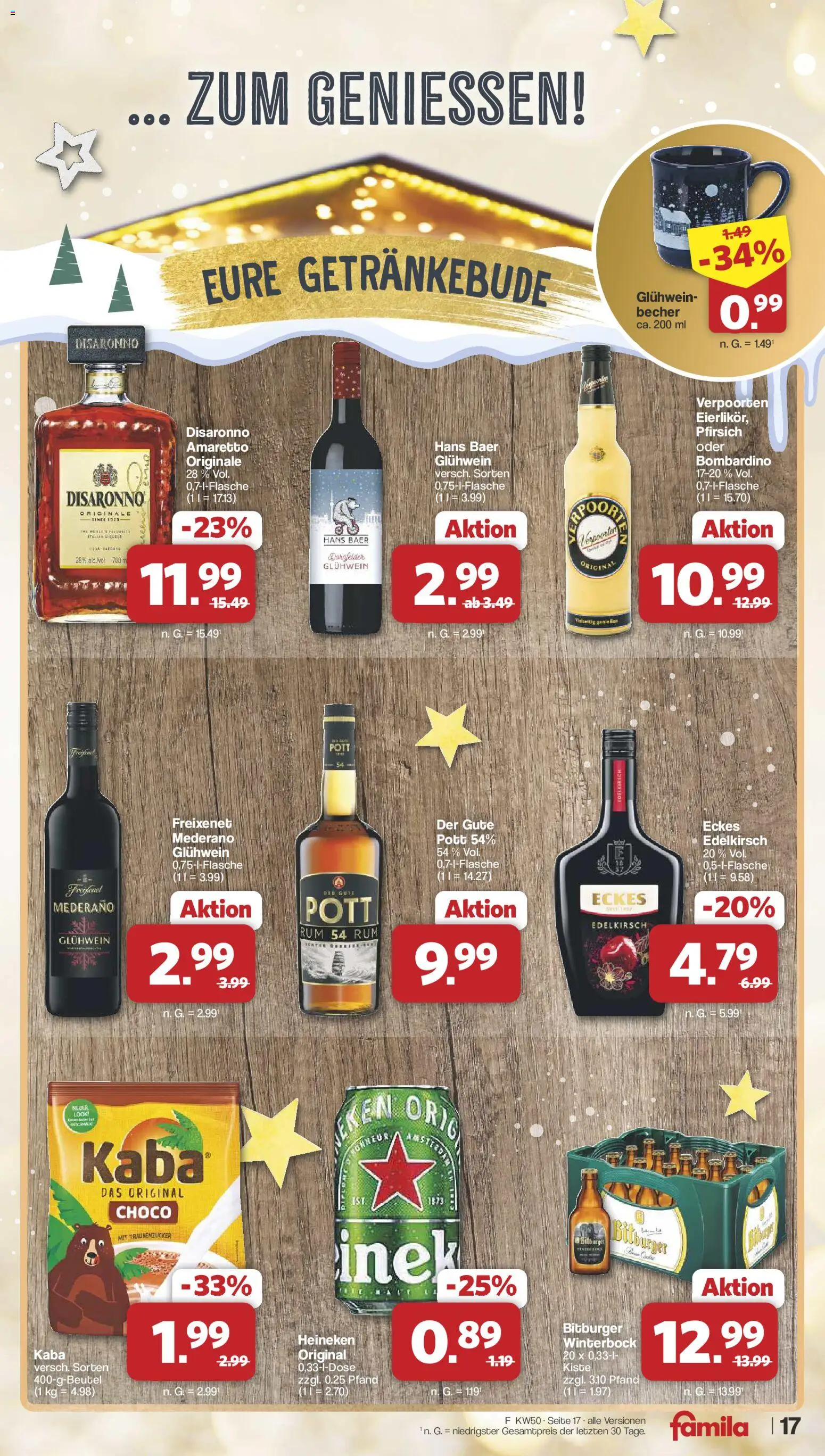 Famila Nordwest Prospekt 	 – gültig ab 08.12.2025 | Seite: 18 | Produkte: Freixenet, Rum, Freixenet mederano, Pfirsich