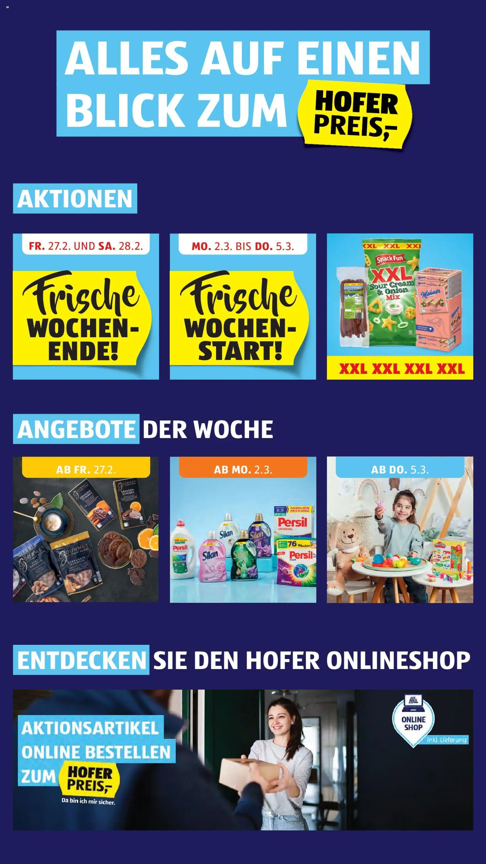 Hofer AT akciós ujság - amely érvényes a következő dátumtól: 27.02.2026 | Oldal: 2 | Termékek: Persil