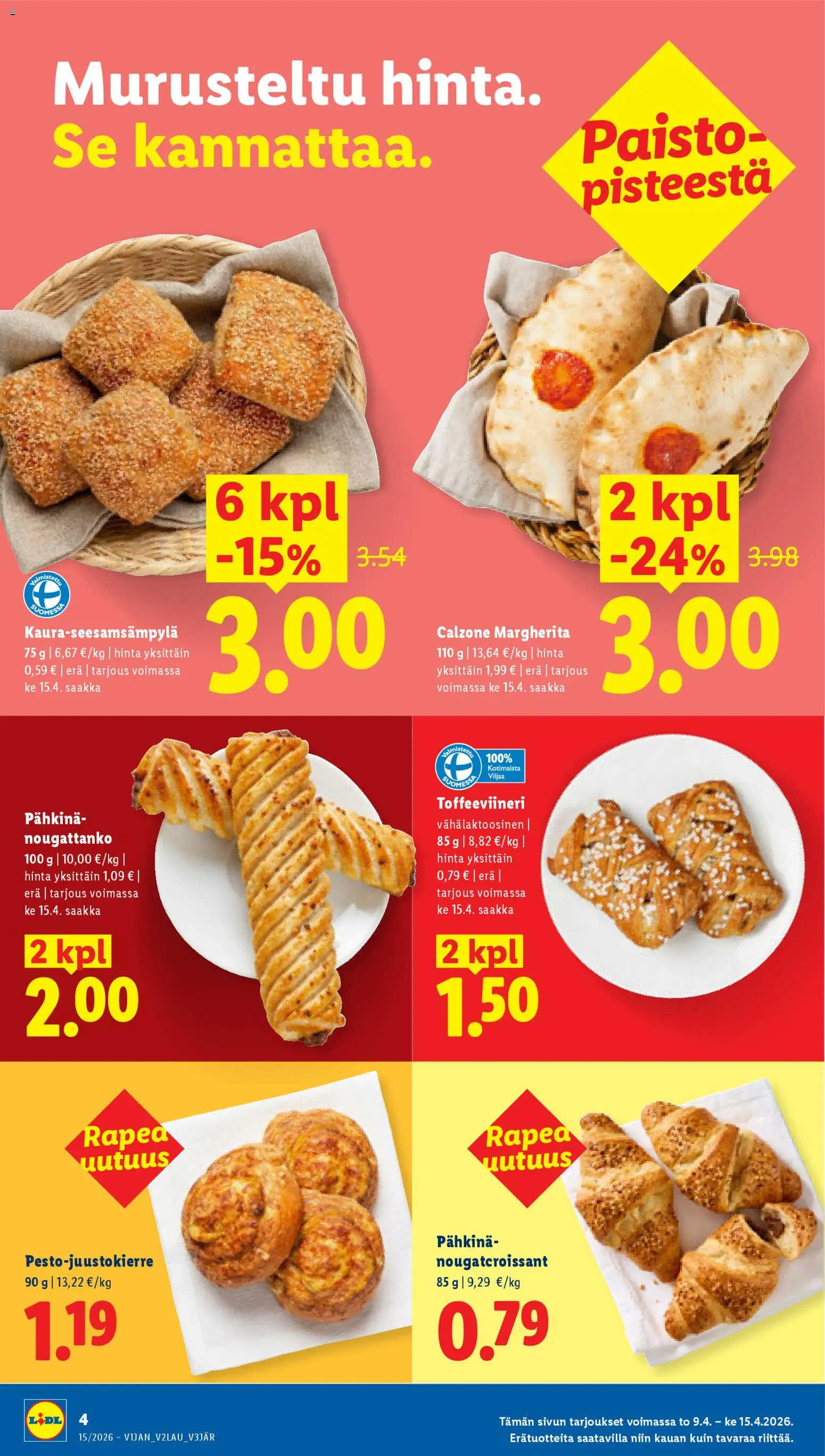 Lidl tarjoukset – voimassa 09.04.2026 alkaen | Sivu: 4