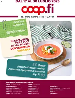 Anteprima del volantino COOP Firenze catalogo valido a partire dal 17.07.2025