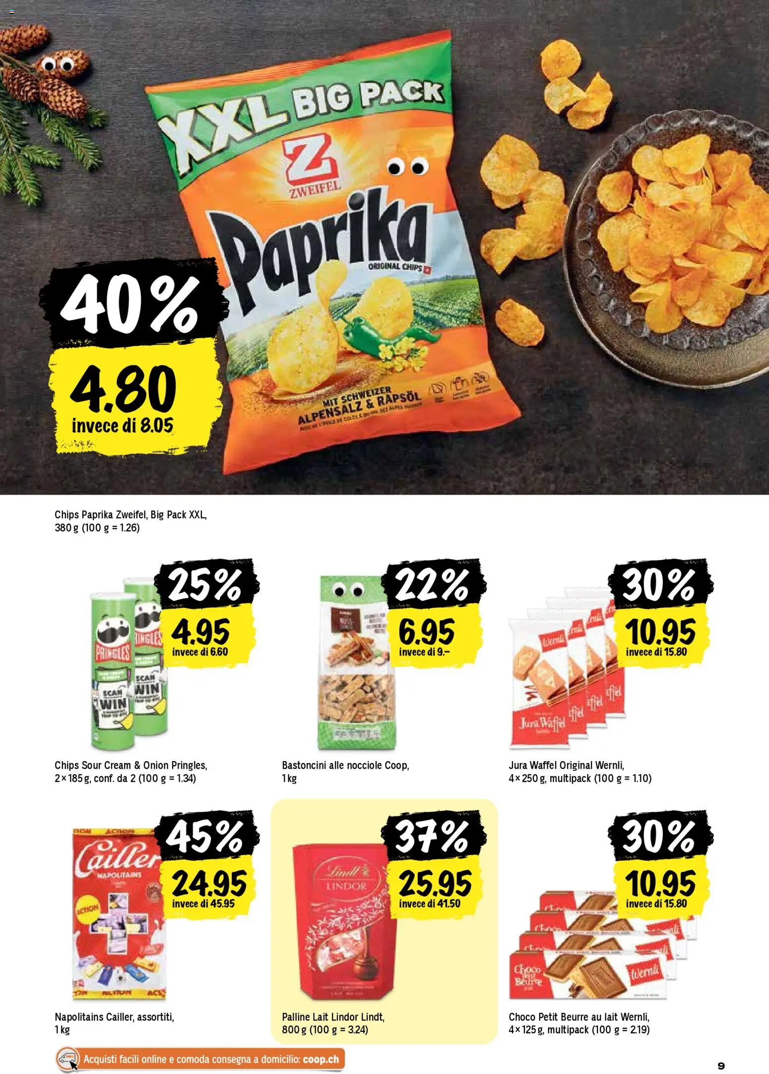 Coop - Una settimana di azioni – gültig ab 18.12.2025 | Seite: 9 | Produkte: Jura, Rapsöl, Chips