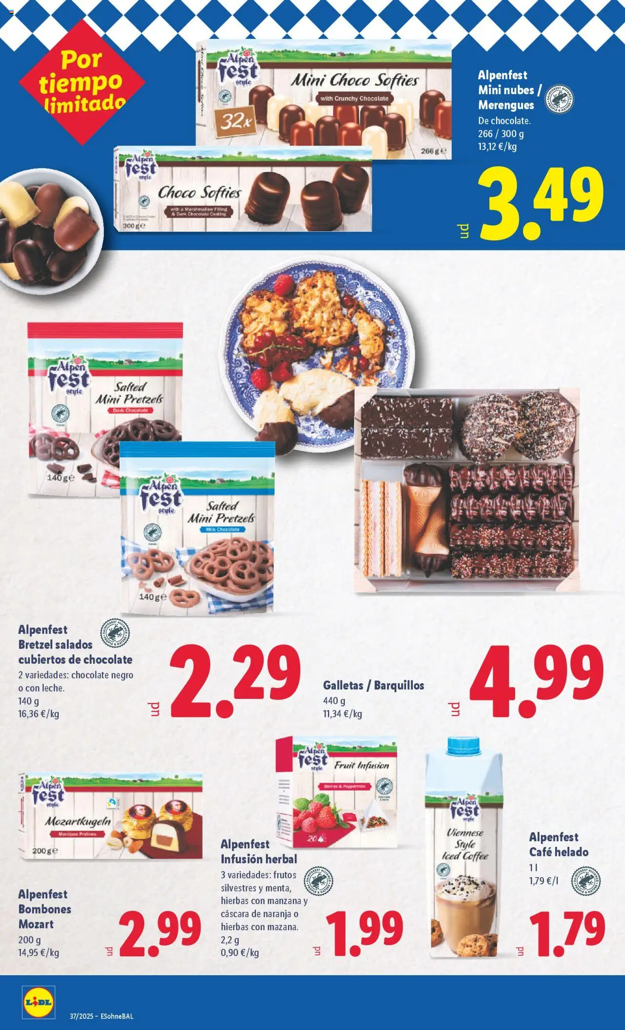 Lidl folleto │ válido desde el 08.09.2025 | Página: 30 | Productos: Café, Manzana, Galletas, Helado