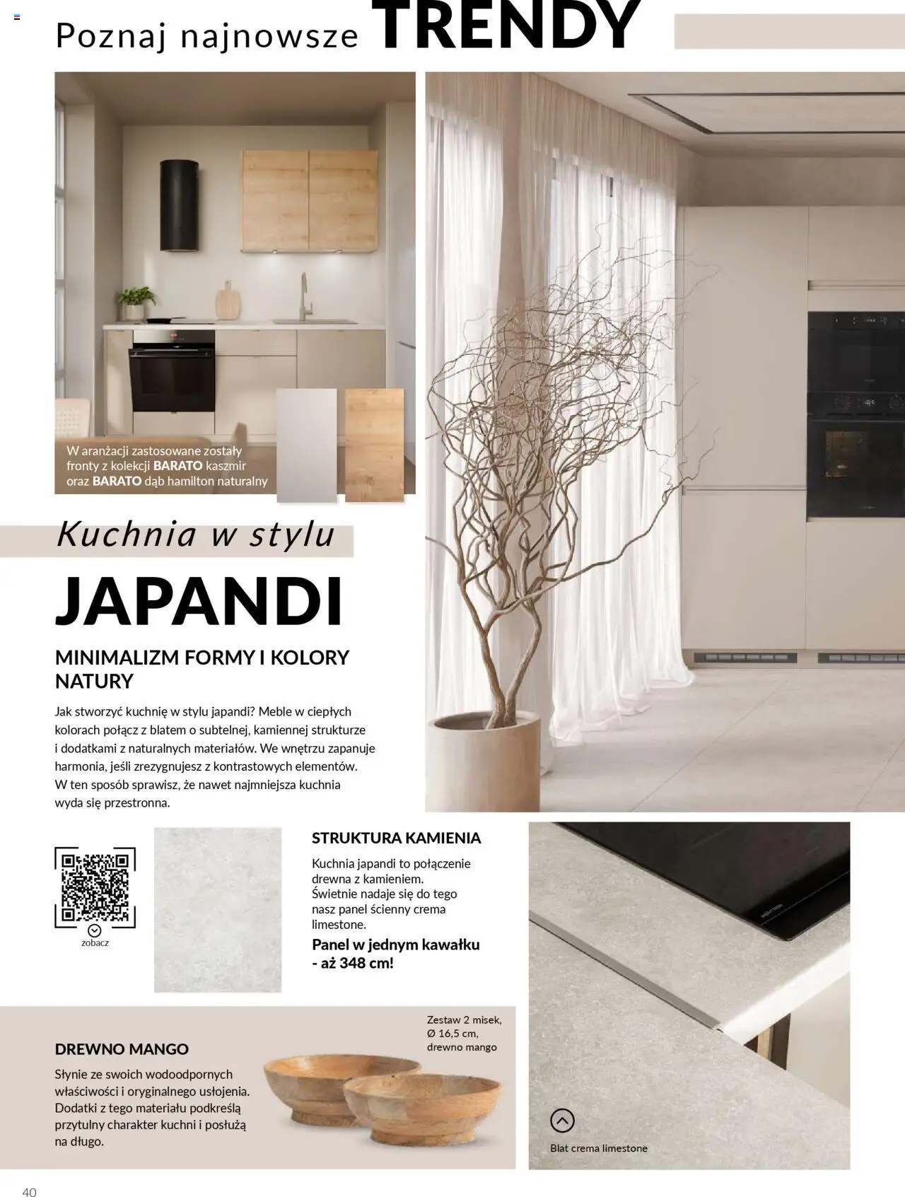 Salony Agata Gazetka - Kuchnie Qubik od 21.03.2025 | Strona: 40 | Produkty: Mango