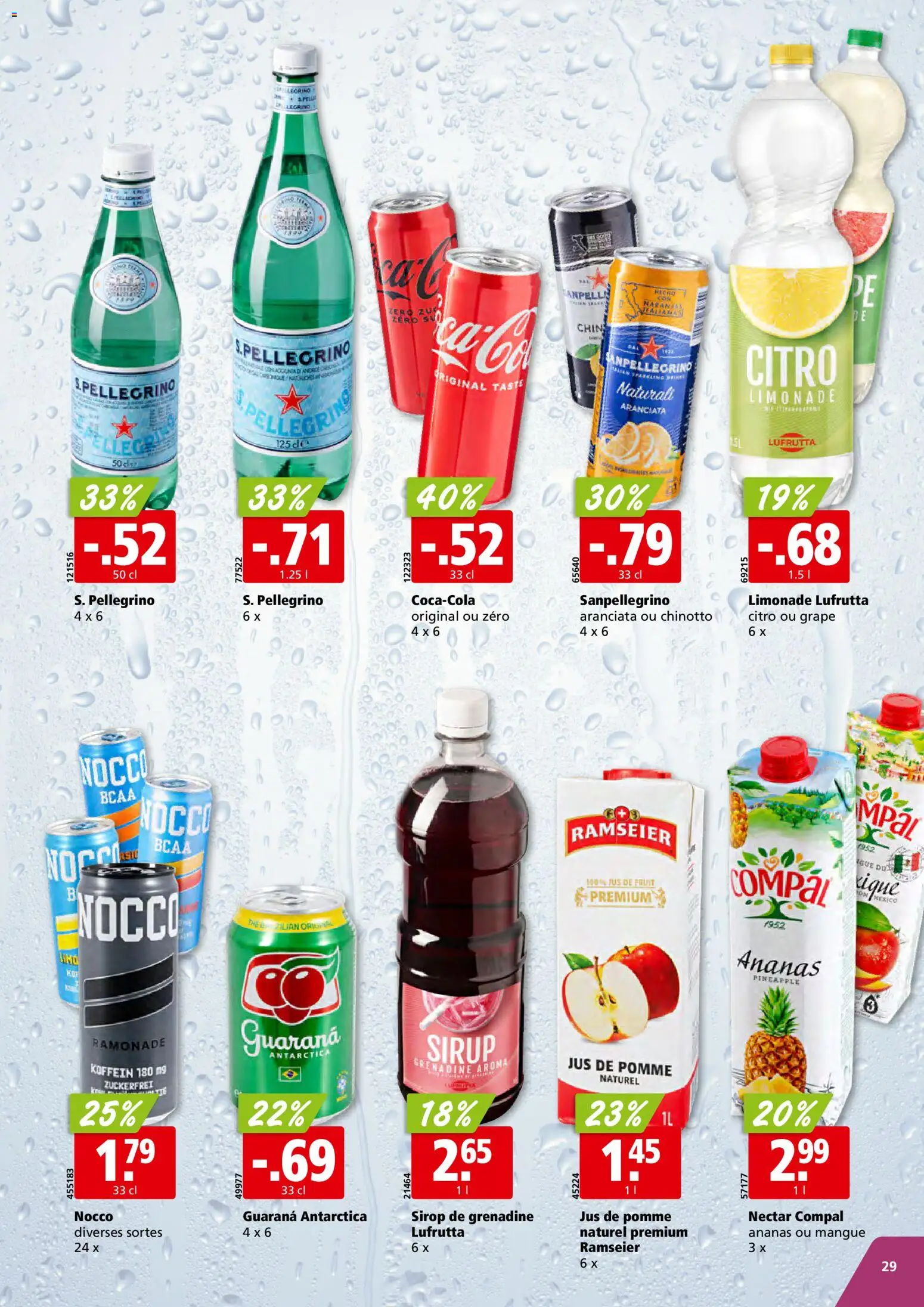 Aligro Aktionen Chavannes, Matran, Genève, Sion – gültig ab 01.12.2025 | Seite: 29 | Produkte: Limonade, Sirup, Ananas