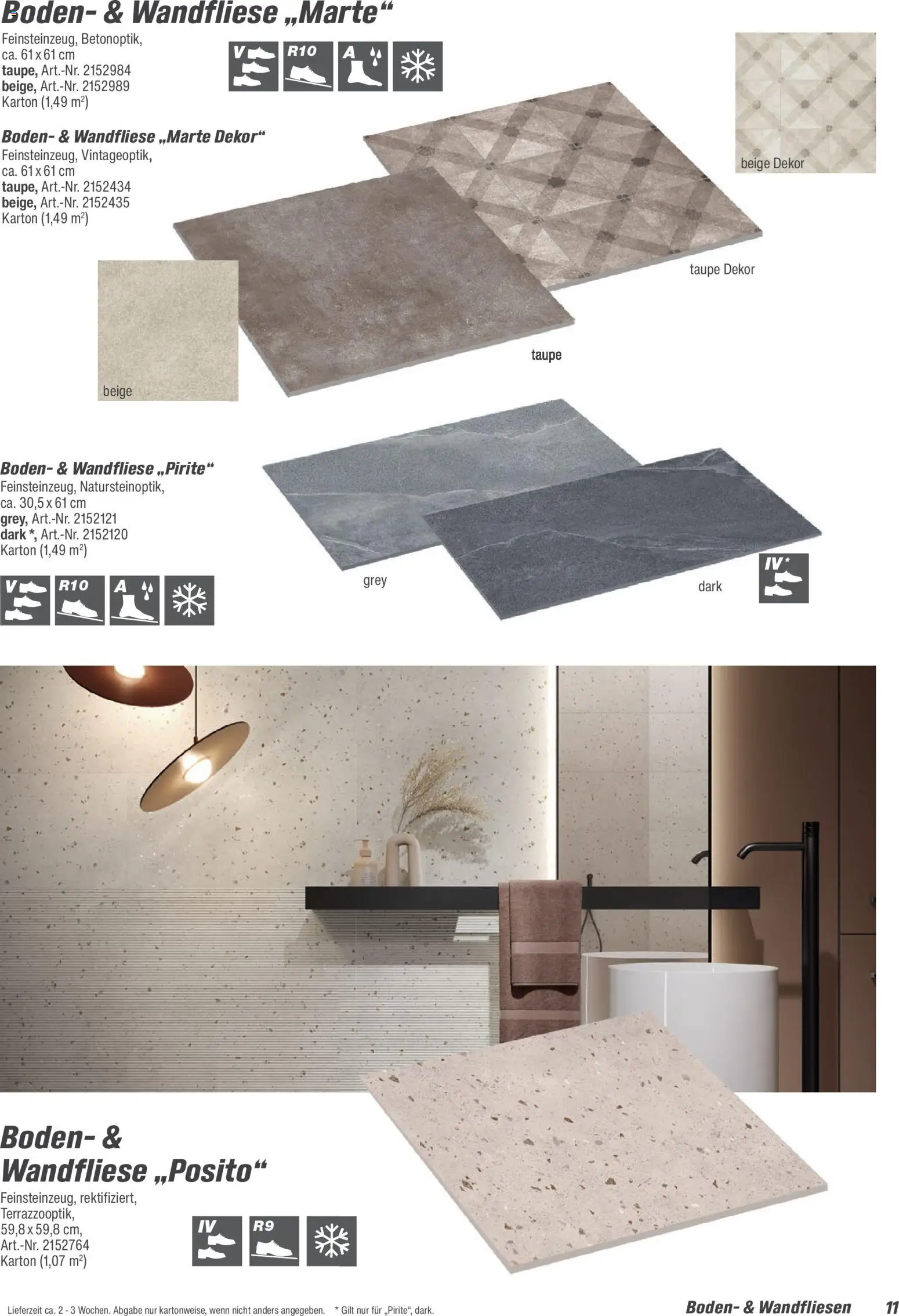 Toom Baumarkt Fliesen & Zubehör 2026 – gültig ab 01.01.2026 | Seite: 11