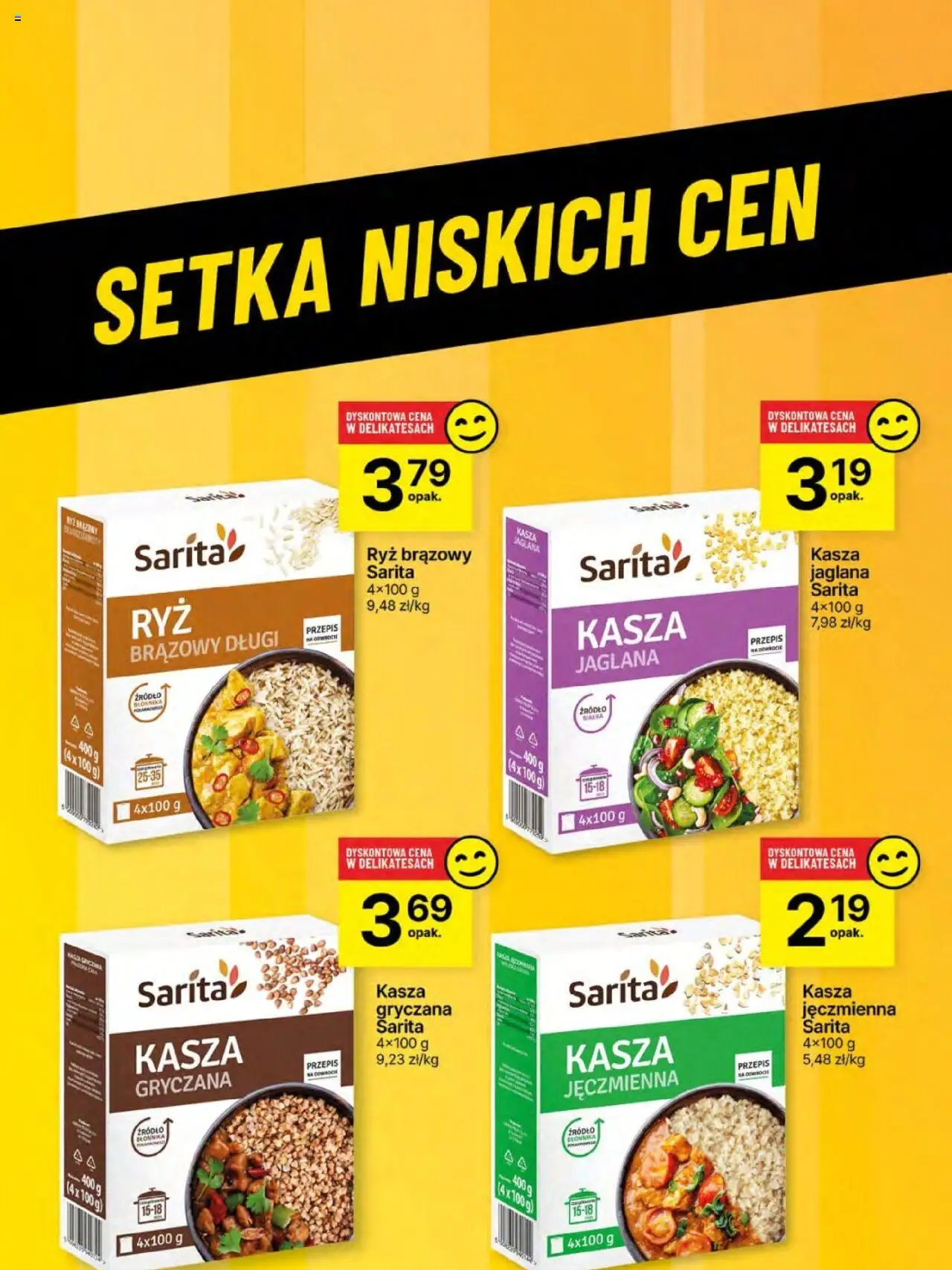 Delikatesy Centrum Gazetka od 29.05.2025 | Strona: 55 | Produkty: Kasza, Kasza jęczmienna, Kasza gryczana, Kasza jaglana