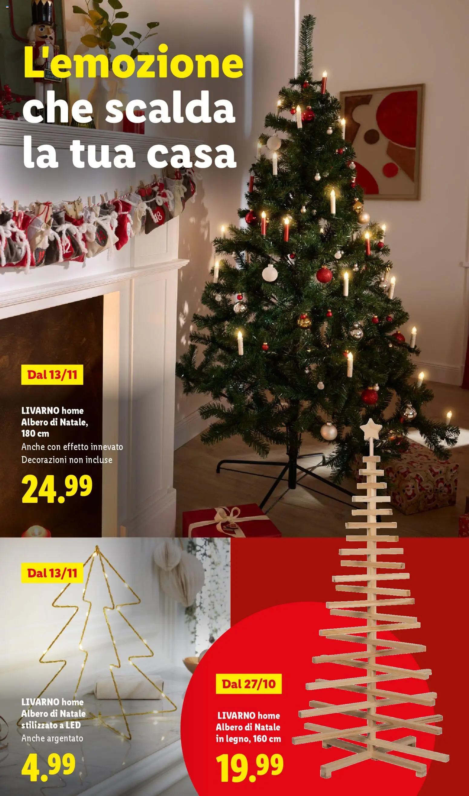 Volantino Lidl del 24.10.2025 | Pagina: 58 | Prodotti: Albero di natale, Decorazioni