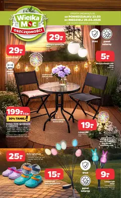 Pogląd oferty "Netto gazetka od poniedziałku NonFood" - ważna od 23.03.2026 | Strona: 2 | Produkty: Buty, Baterie, Lampa, Jajka