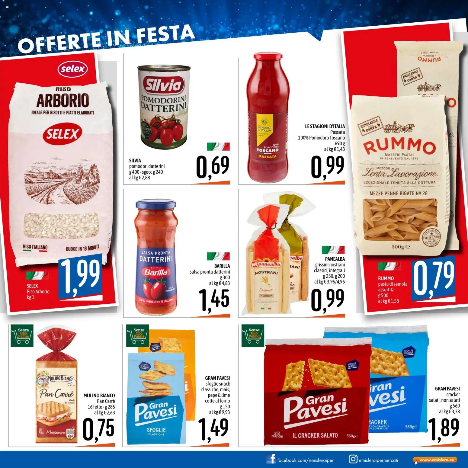 Volantino Emisfero del 27.11.2025 | Pagina: 3 | Prodotti: Riso, Olio, Lime, Grissini