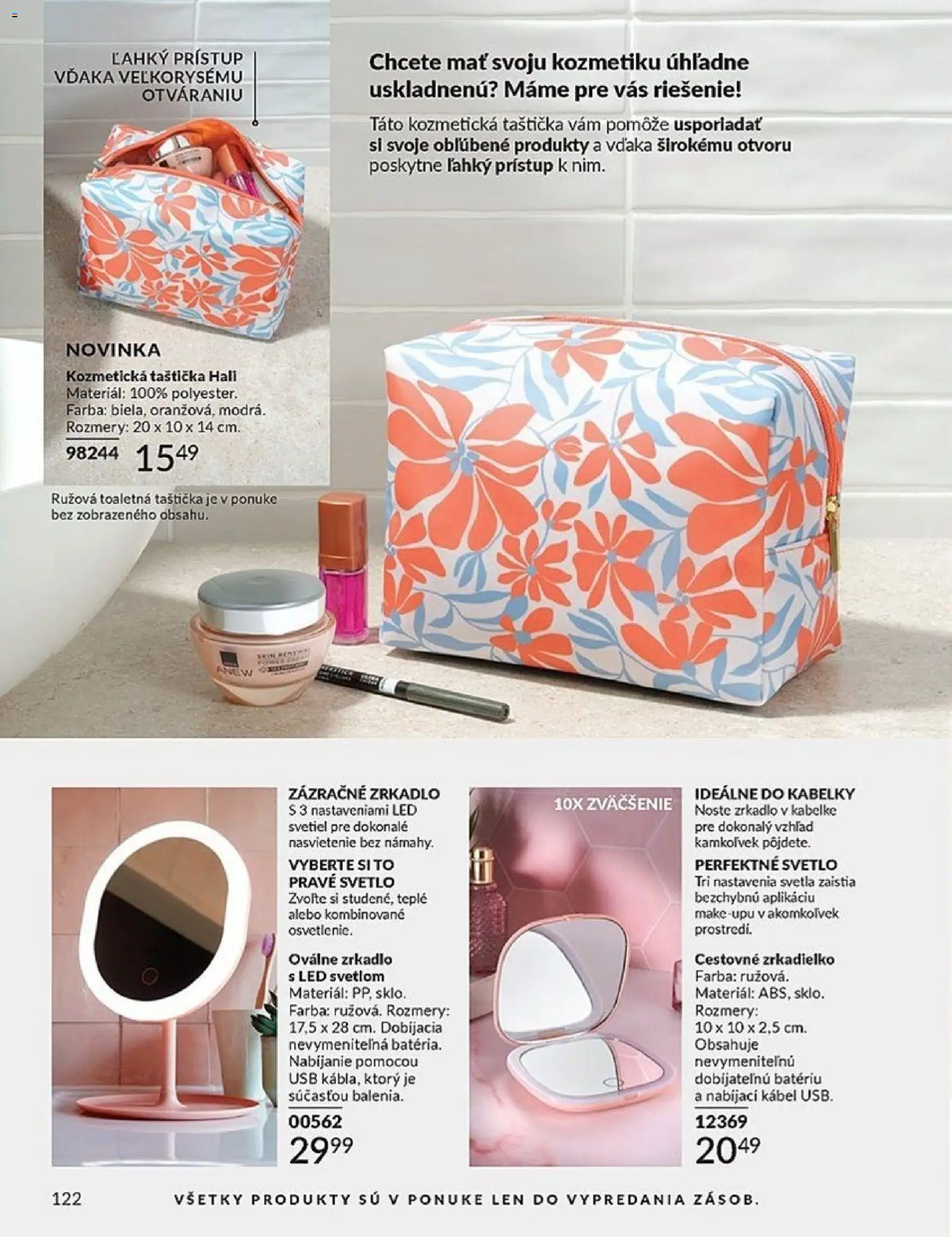 Nové Avon akcie – leták je platný od 01.04.2026 | Strana: 122 | Produkty: Zrkadlo, Svetlo, Svetlá