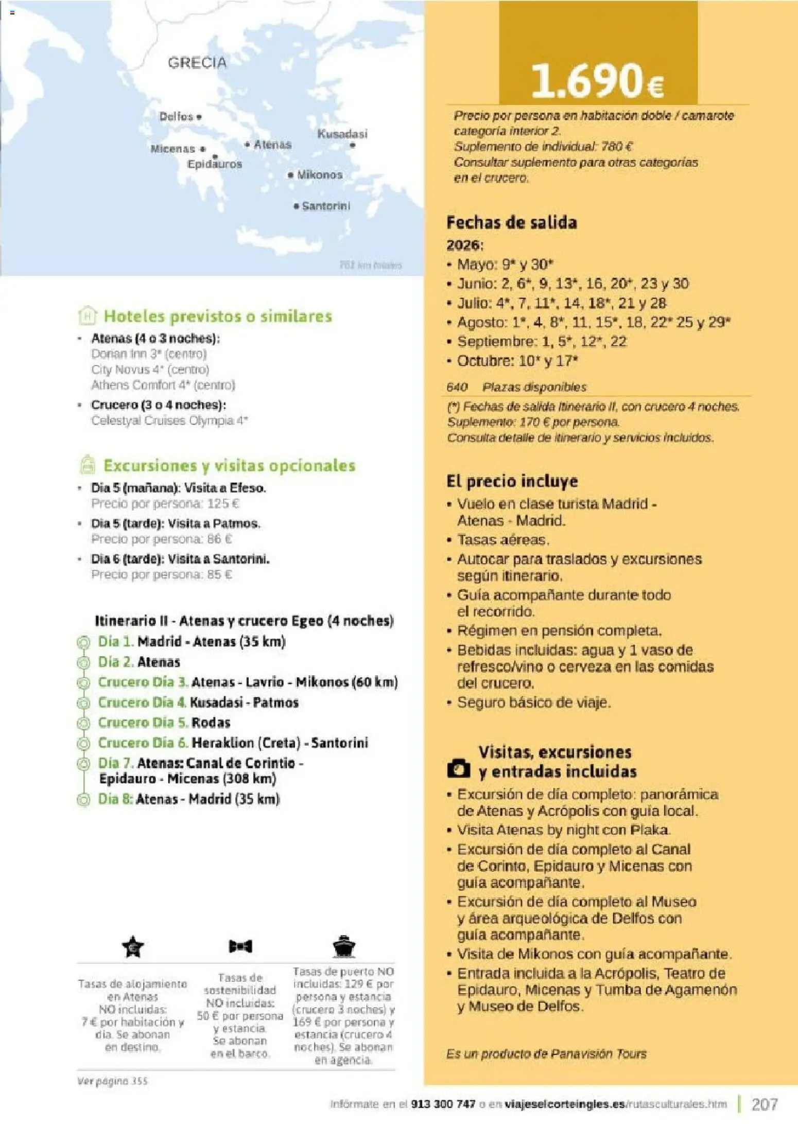 Viajes El Corte Inglés Rutas Culturales de la Comunidad de Madrid │ válido desde el 01.04.2026 | Página: 207 | Productos: Cerveza