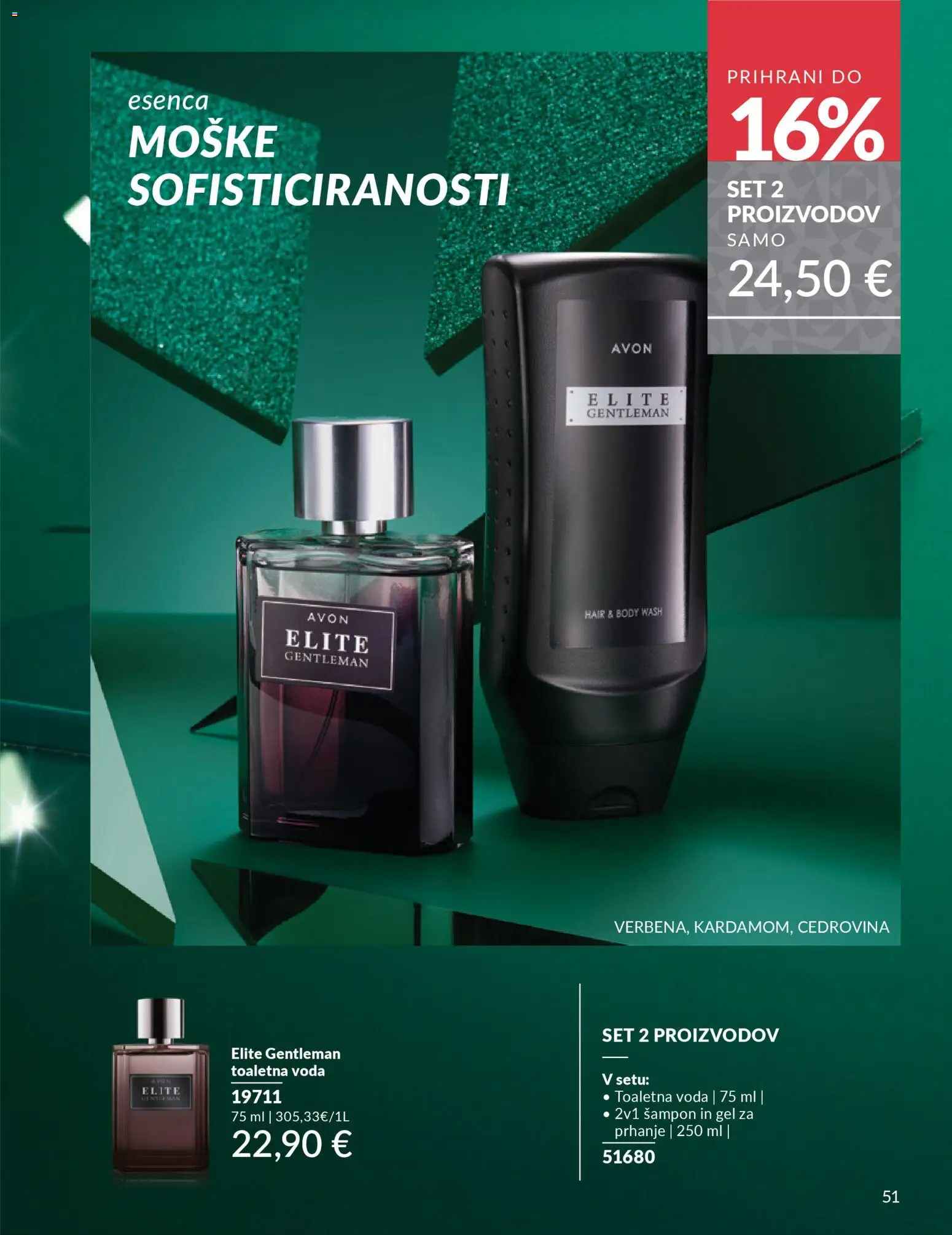 Novi Avon katalog ponudbe – veljaven od 01.10.2025 | Stran: 51 | Izdelki: Sampon, Voda, Toaletna voda