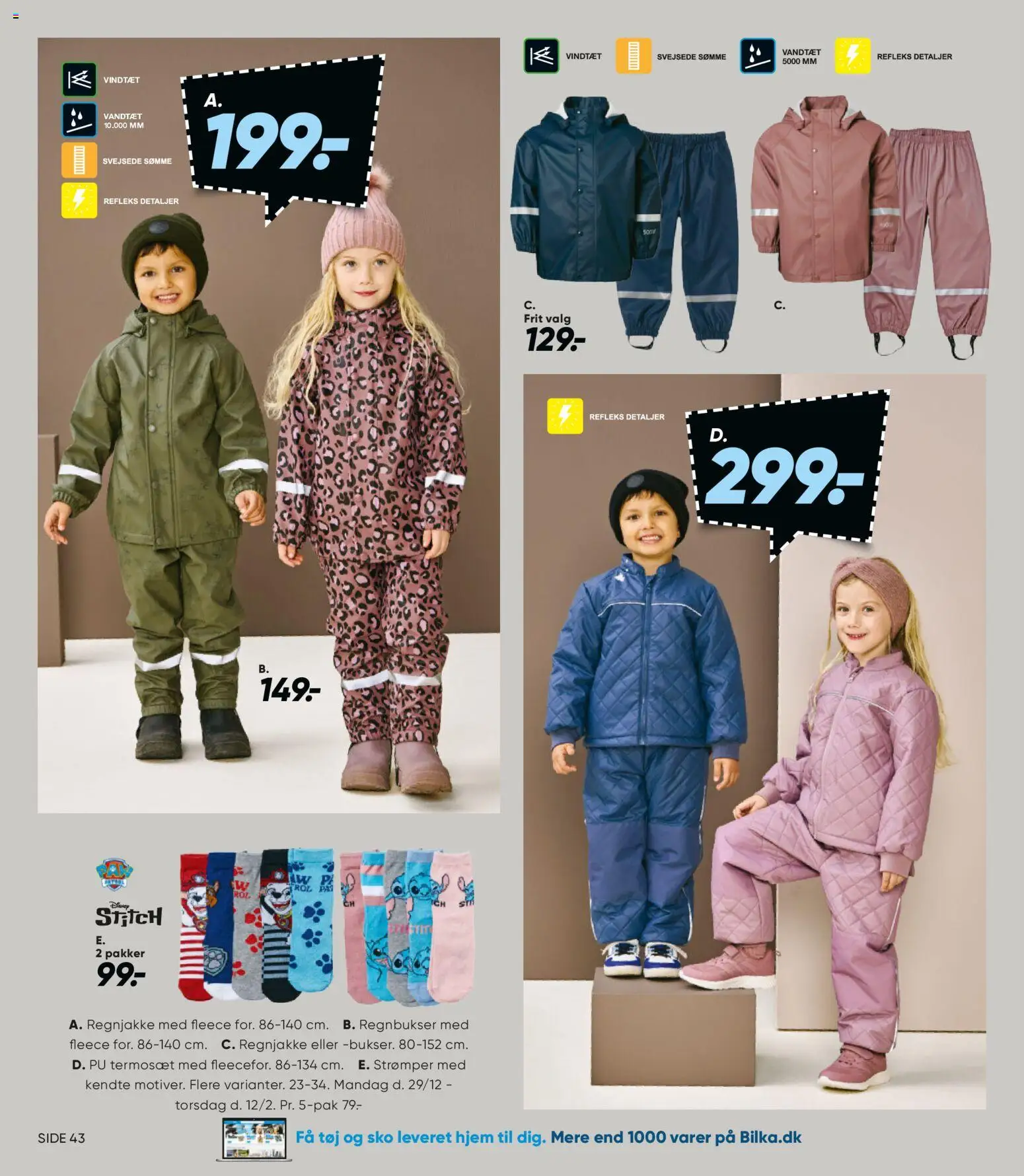 Bilka tilbudsavis – gyldig fra 30.01.2026 | Side: 17 | Produkter: Strømper, Sko, Tøj