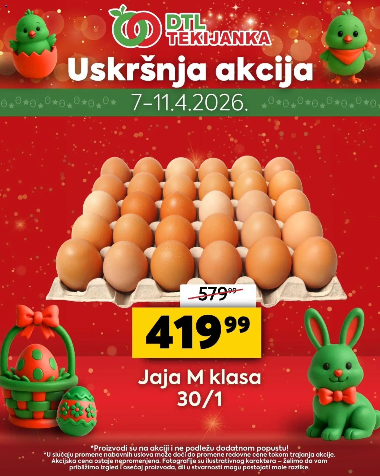 Tekijanka katalog - važi od 07.04.2026 | Strana: 3 | Proizvode: Jaja